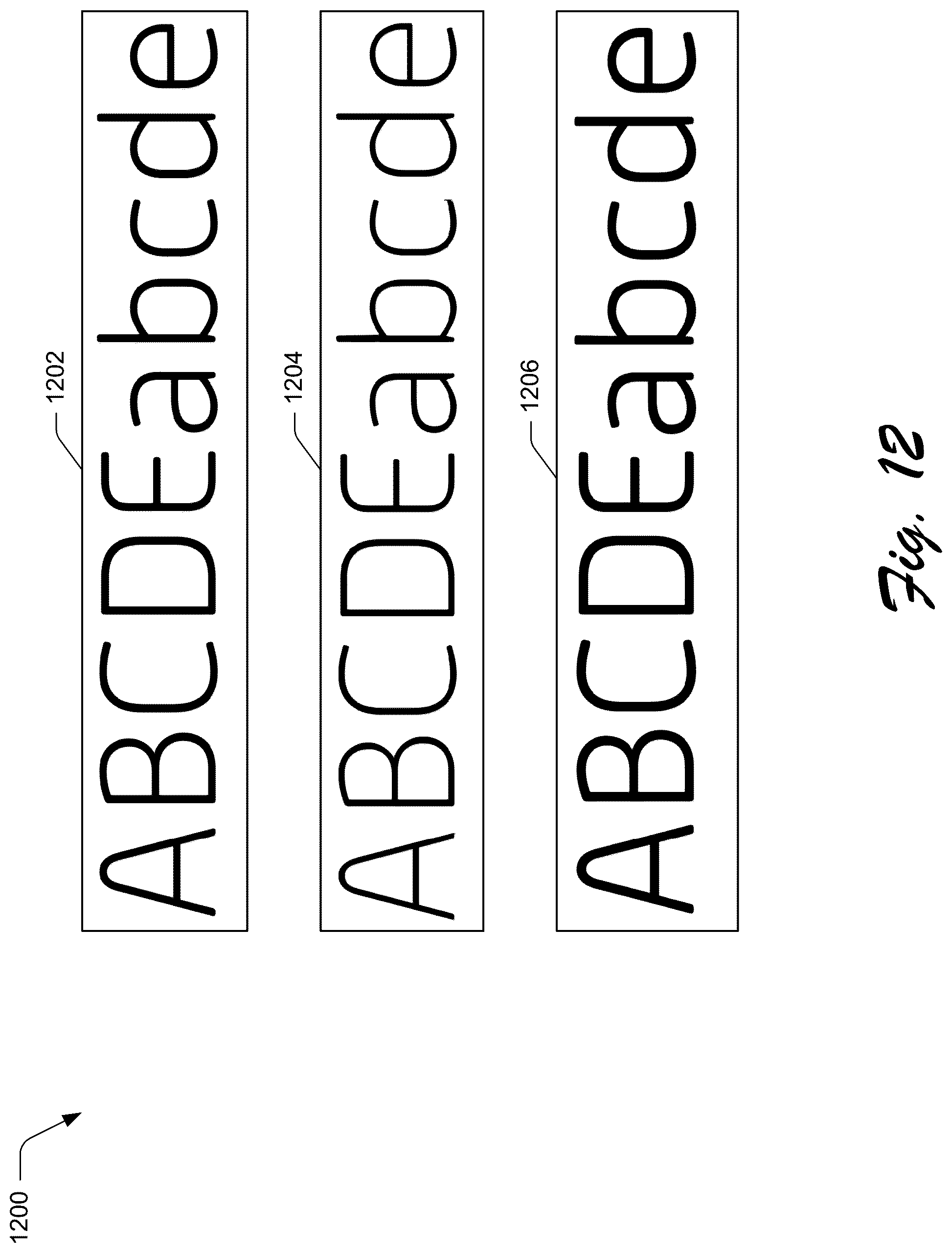 Patent US12100076 Figure 14 – Preserving document design using font synthesis
