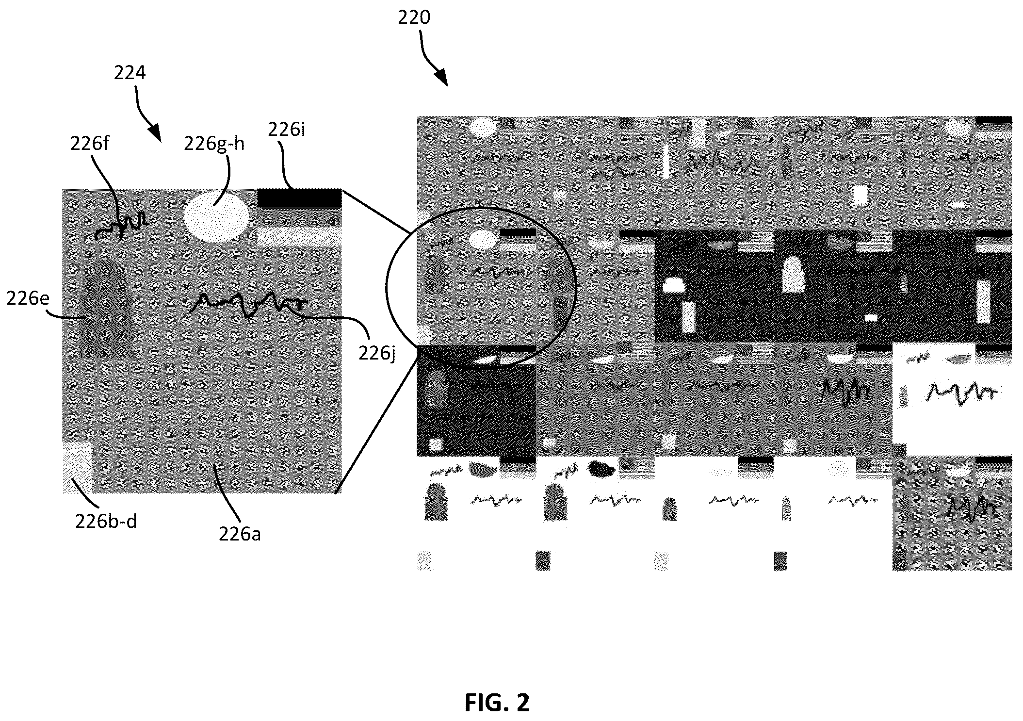 Patent US12100077 Figure 2 – Visual database system for multidimensional data representation