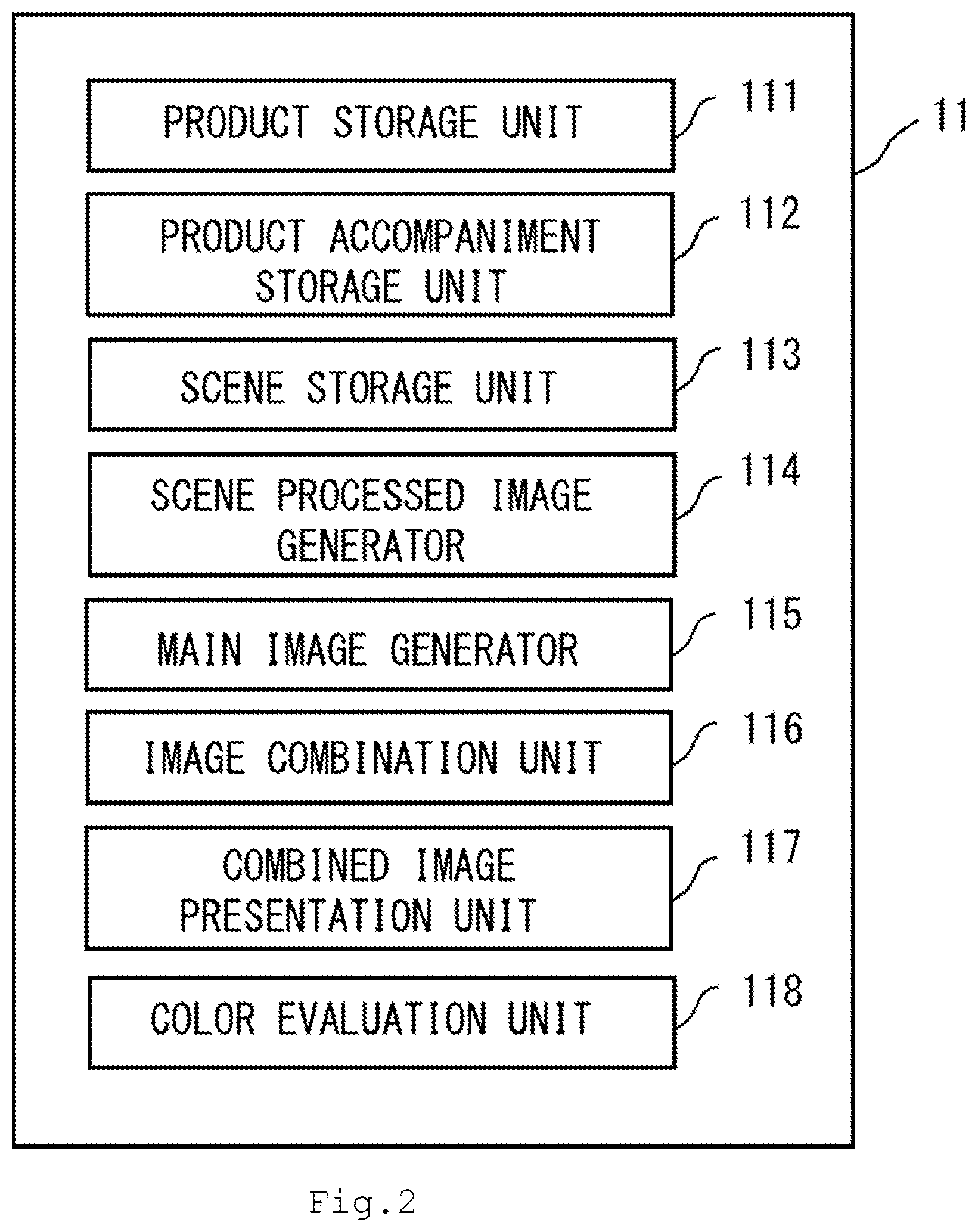 Patent US12100079 Figure 2 – System and computer program product for presentation of combined product image with product accompaniment image