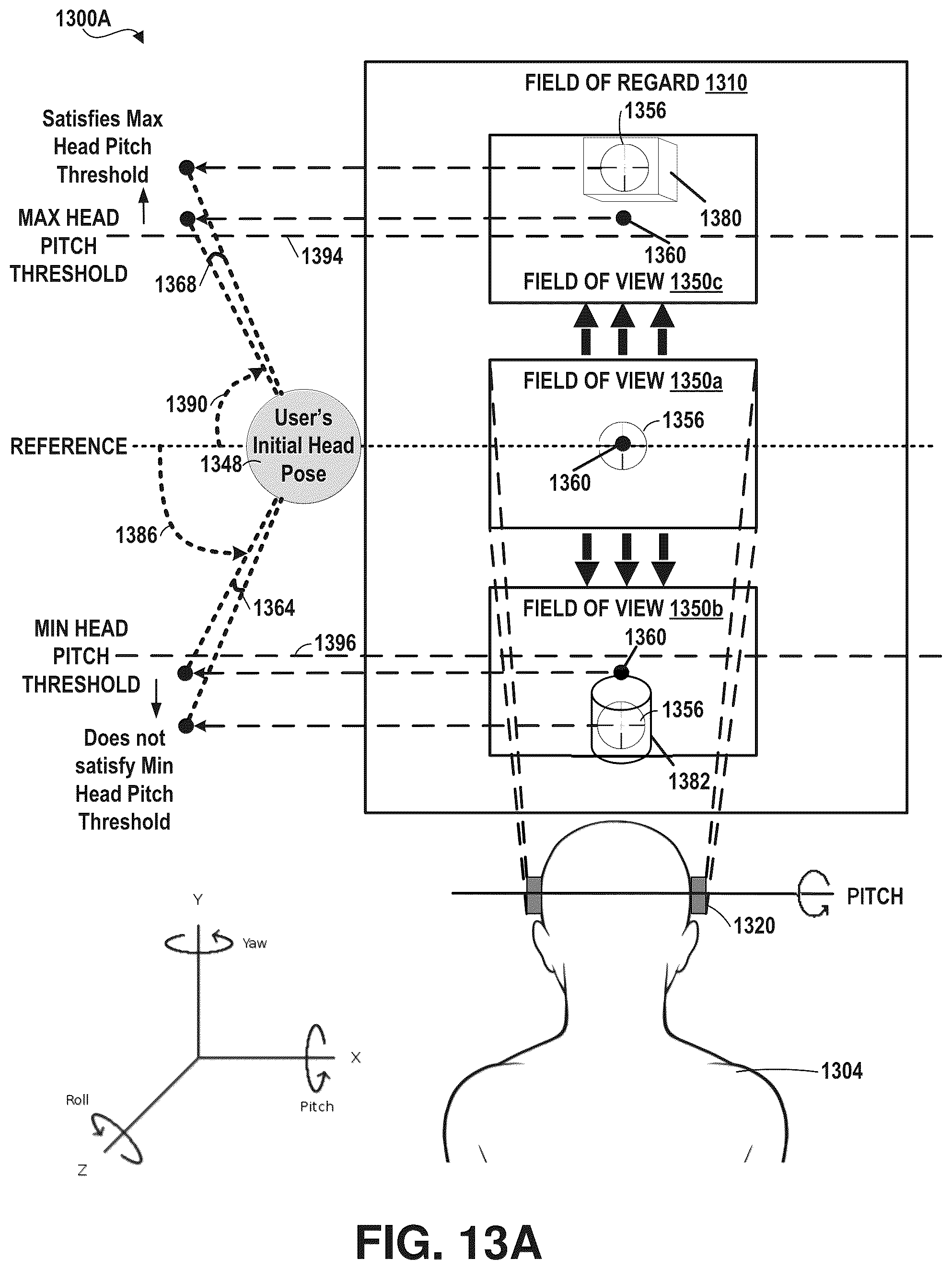 Patent US12100080 Figure 14 – Virtual reticle for augmented reality systems