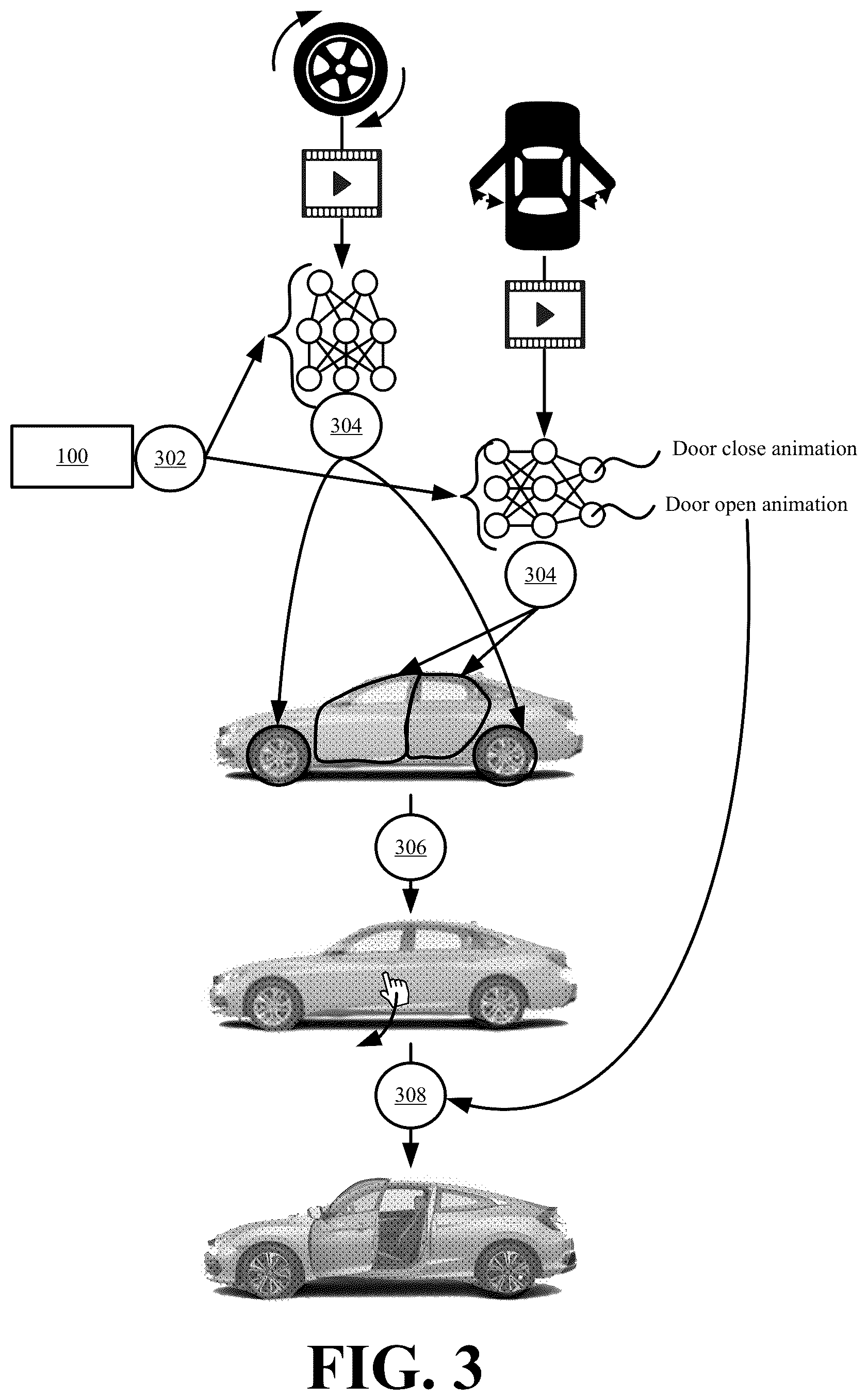 Patent US12100090 Figure 3 – Systems and methods for automatically adding interactivity to a three-dimensional scene