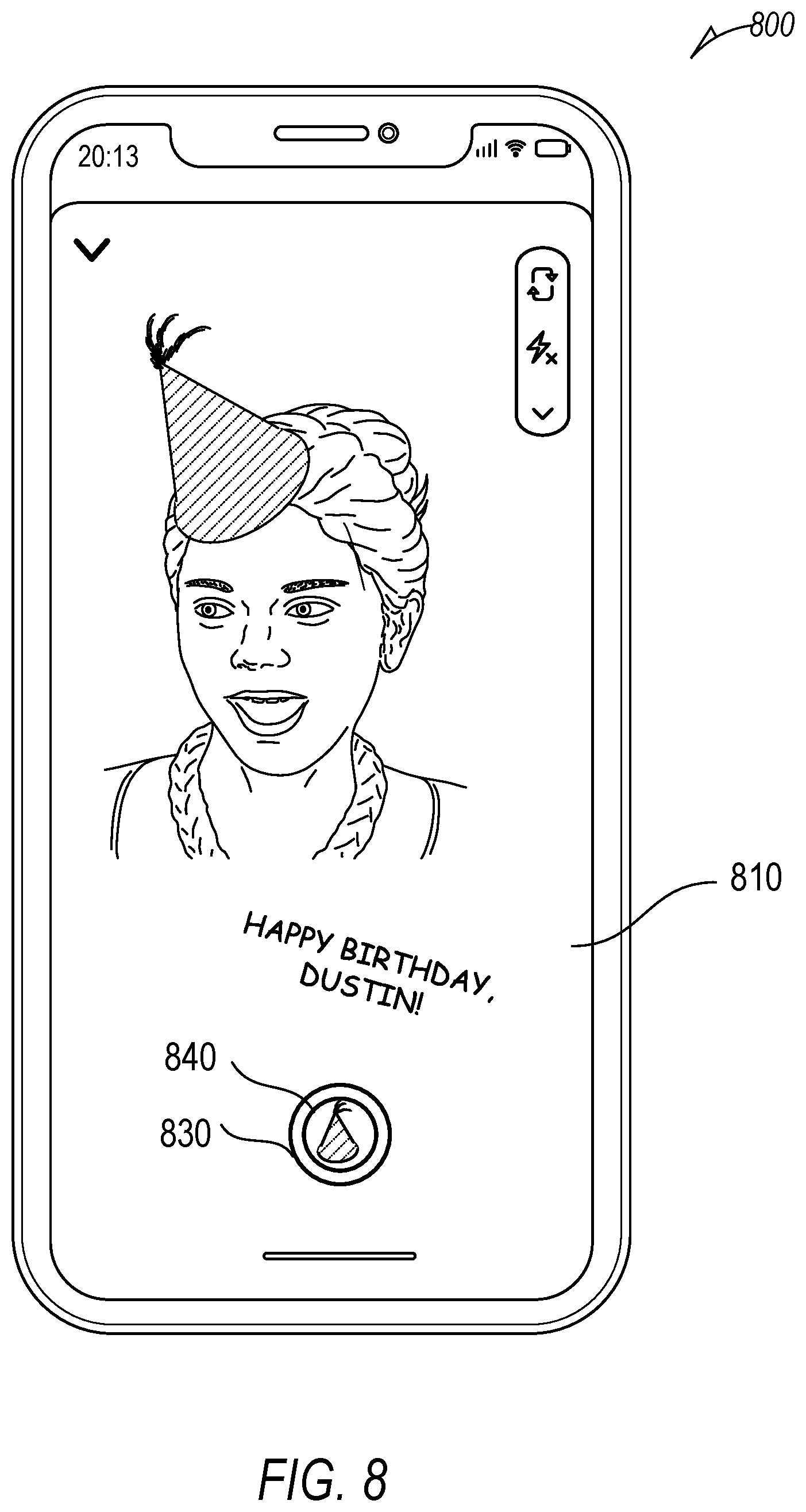 Patent US12100092 Figure 8 – Integrating augmented reality into the web view platform