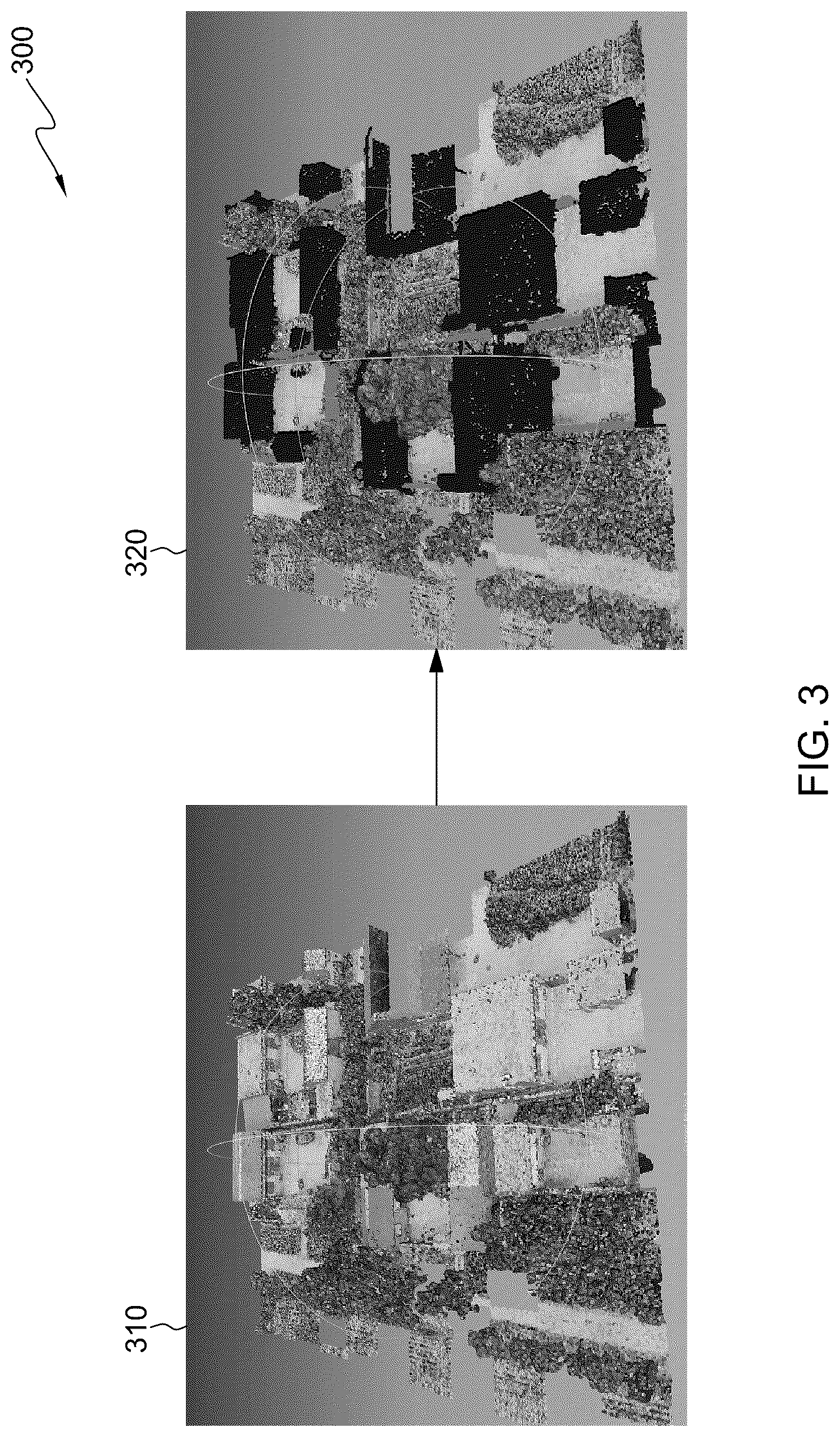 Patent US12100101 Figure 3 – Generating 2D mapping using 3D data