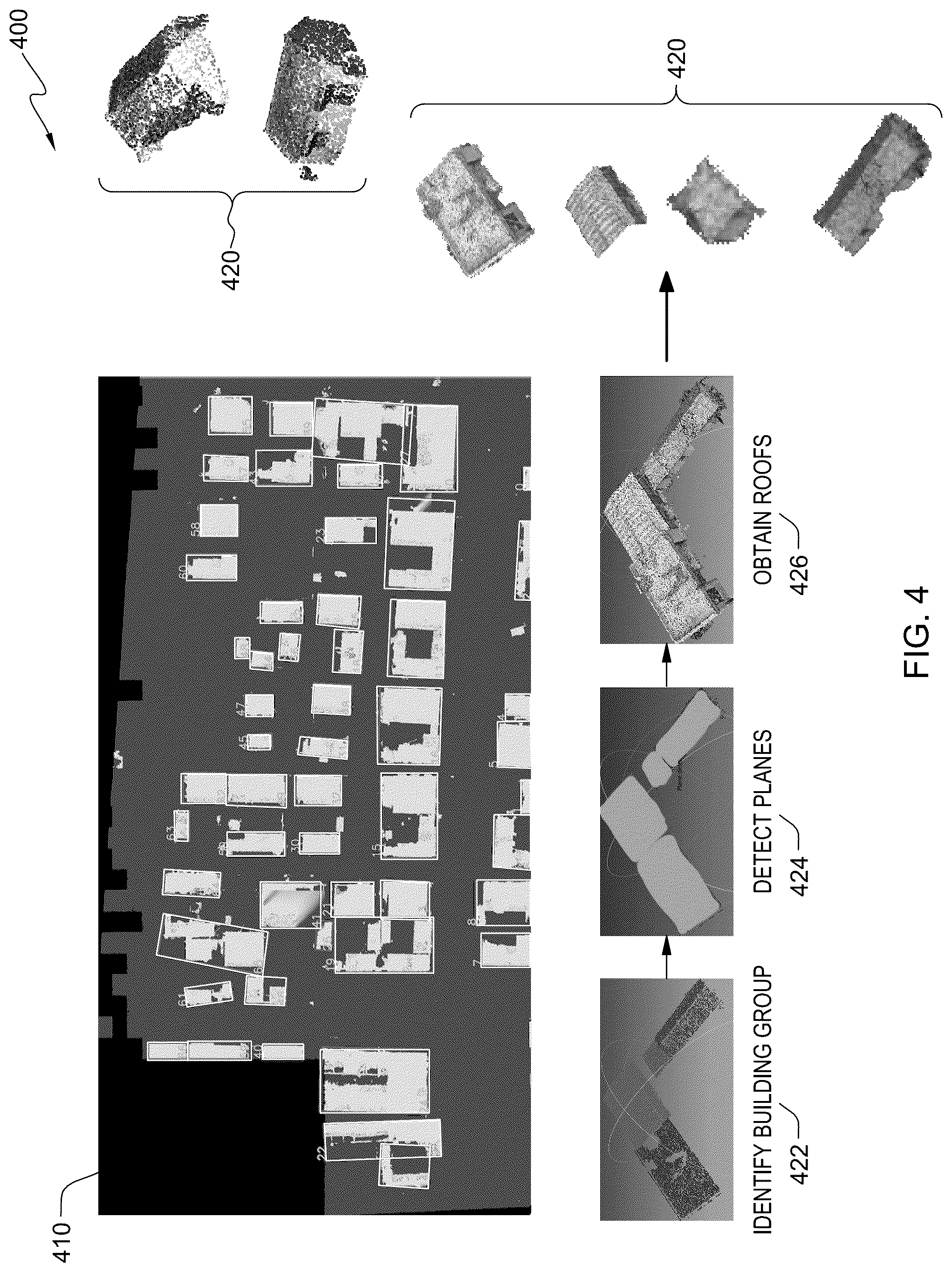 Patent US12100101 Figure 4 – Generating 2D mapping using 3D data
