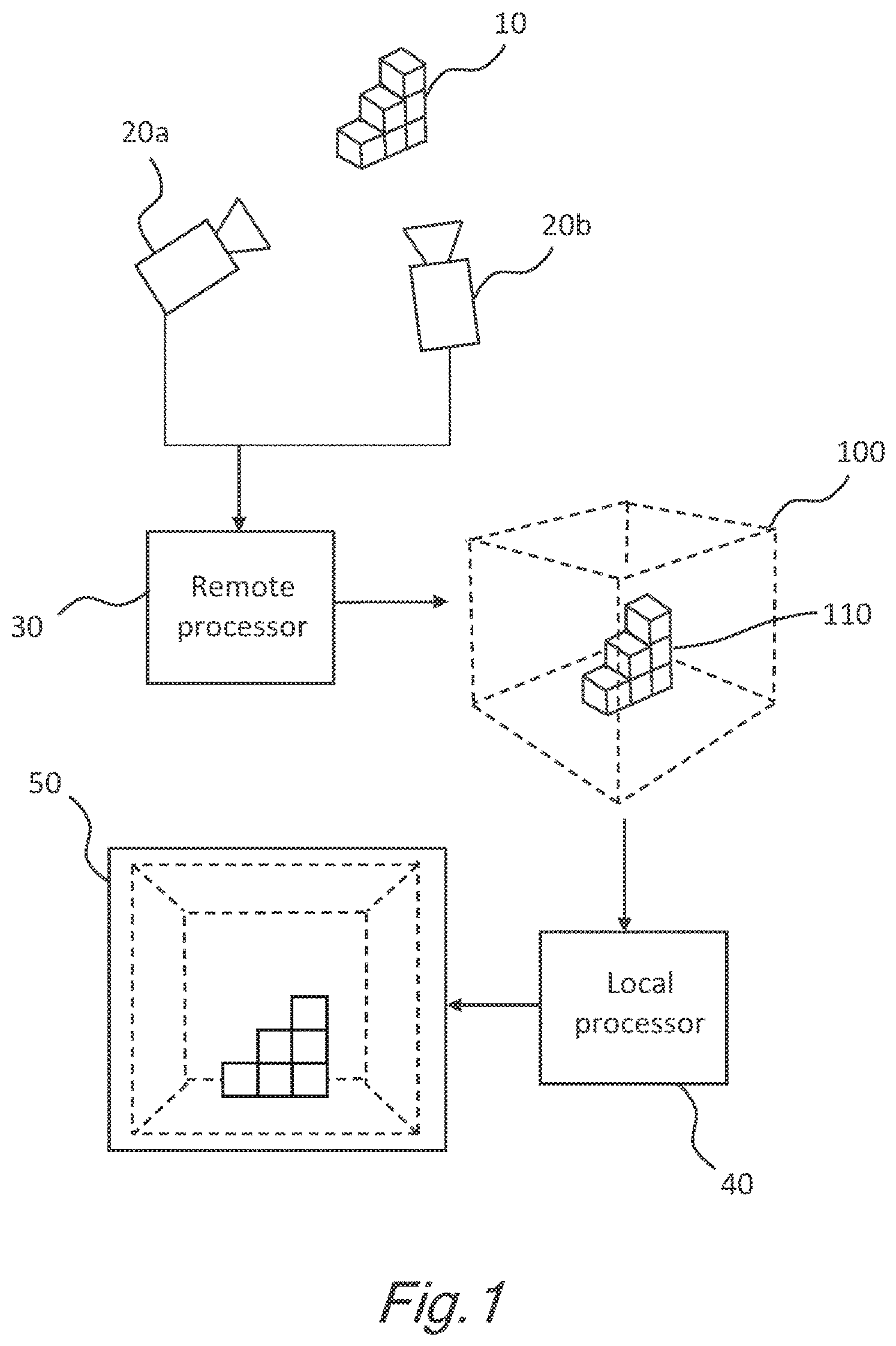 Patent US12100105 — Method for performing volumetric reconstruction — Figure 1