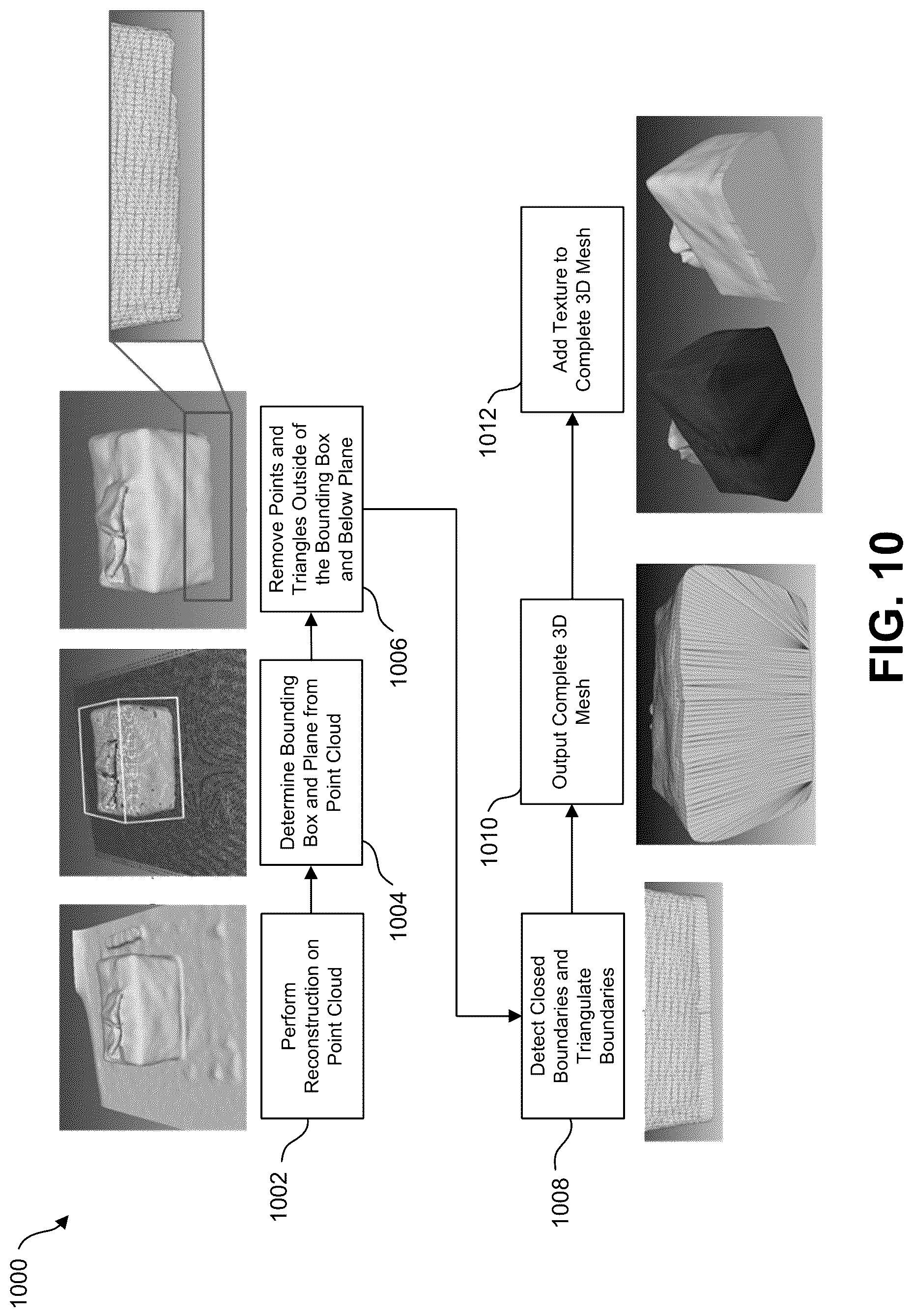 Patent US12100107 Figure 11 – Object scanning using planar segmentation