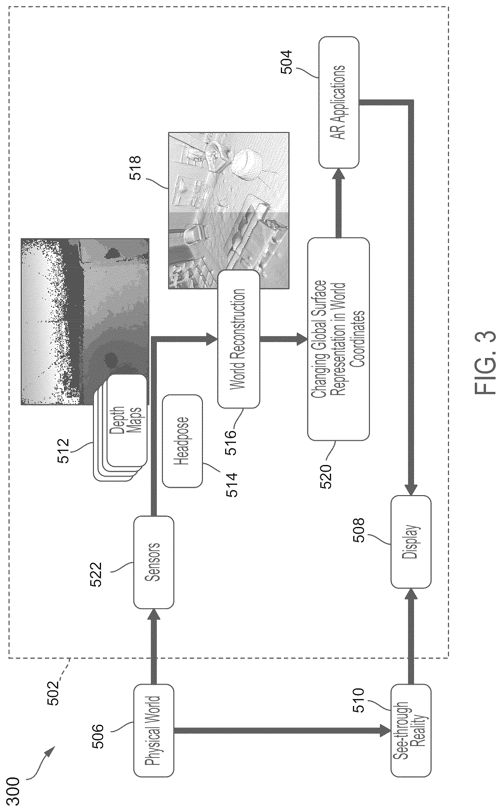 Patent US12100108 Figure 3 – Cross reality system with quality information about persistent coordinate frames
