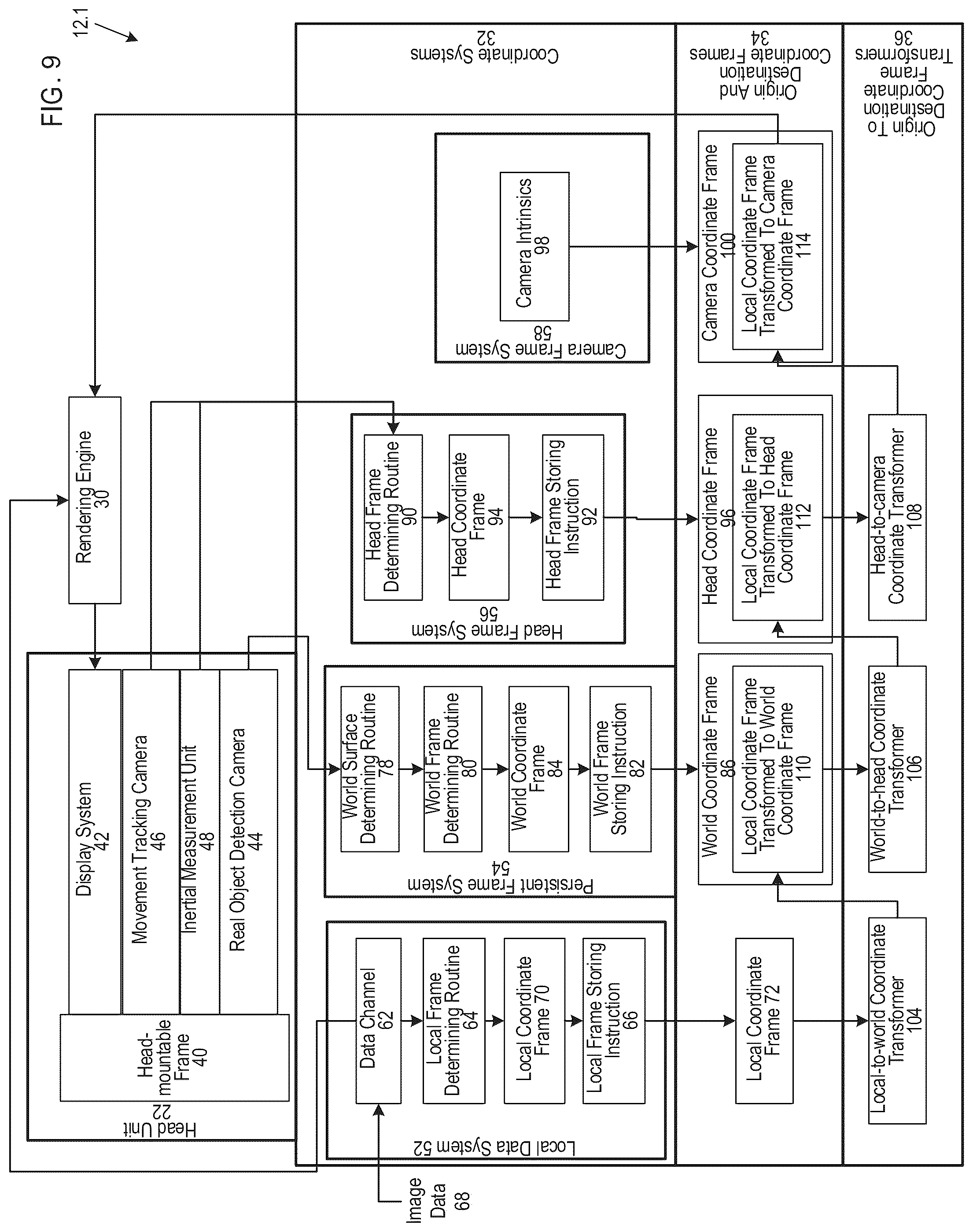 Patent US12100108 Figure 10 – Cross reality system with quality information about persistent coordinate frames