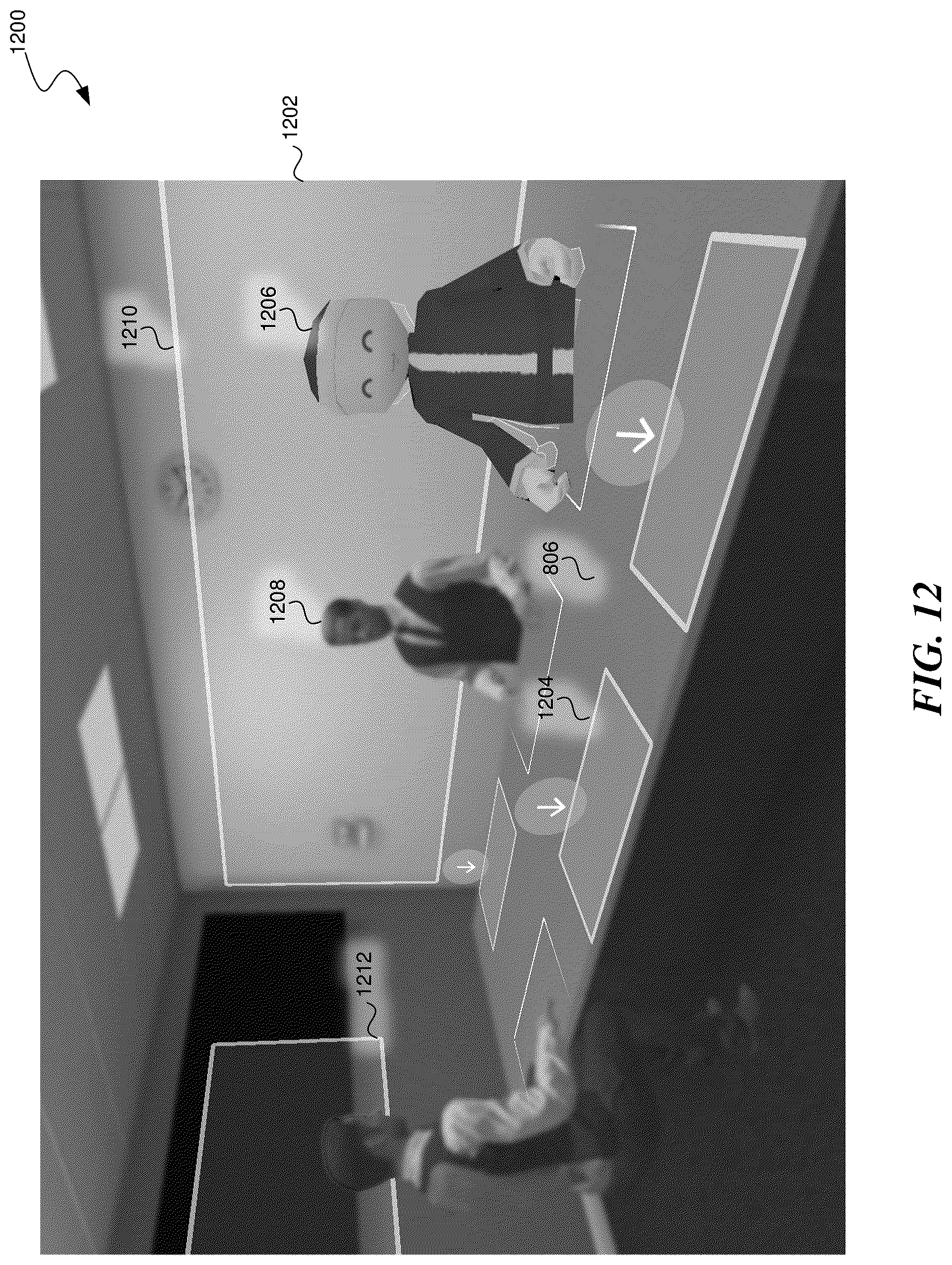 Patent US12100111 Figure 14 – Mapping a real-world room for a shared artificial reality environment