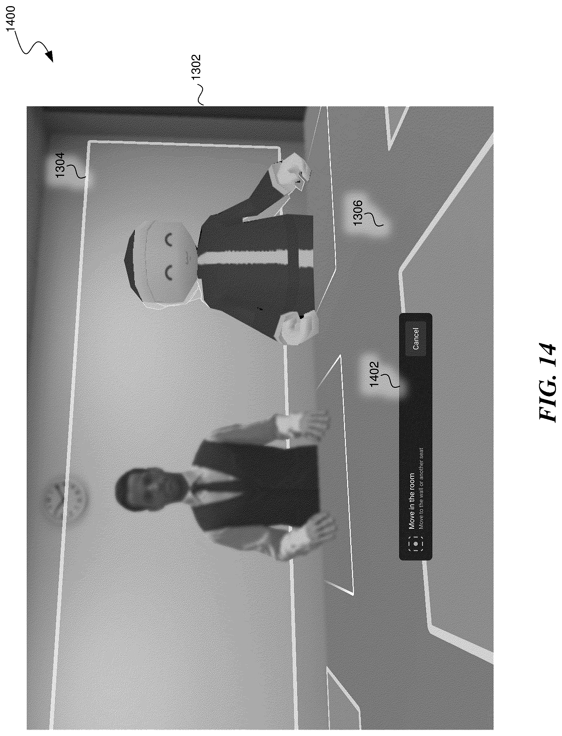 Patent US12100111 Figure 16 – Mapping a real-world room for a shared artificial reality environment