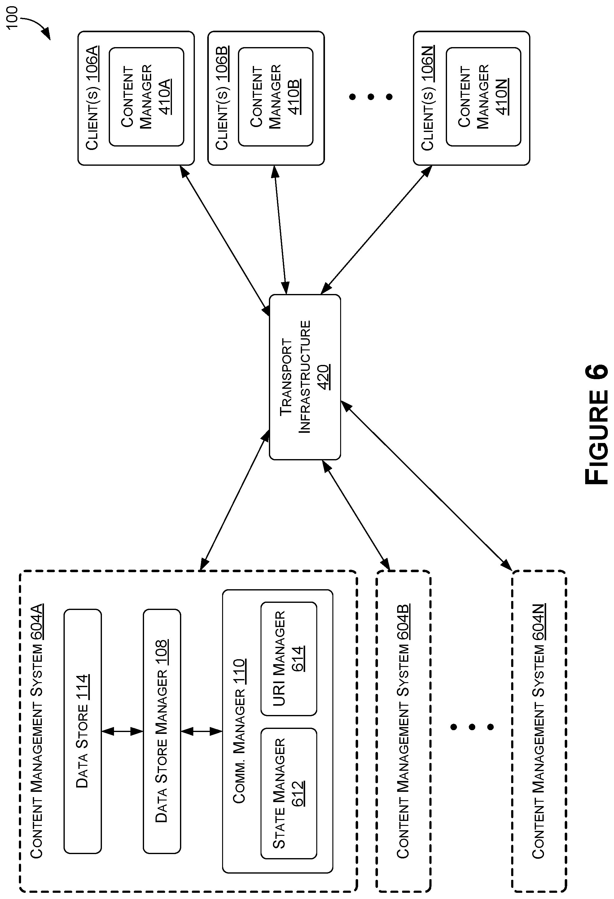Patent US12100112 Figure 10 – Cloud-centric platform for collaboration and connectivity on 3D virtual environments