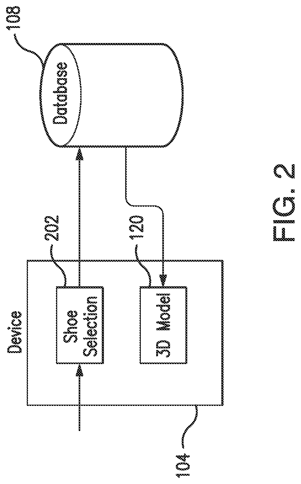 Patent US12100114 Figure 2 – Virtual shoe try-on