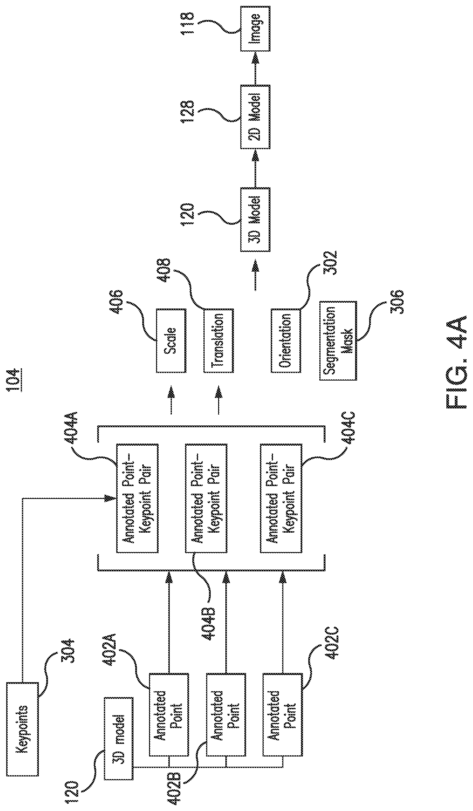 Patent US12100114 Figure 4 – Virtual shoe try-on
