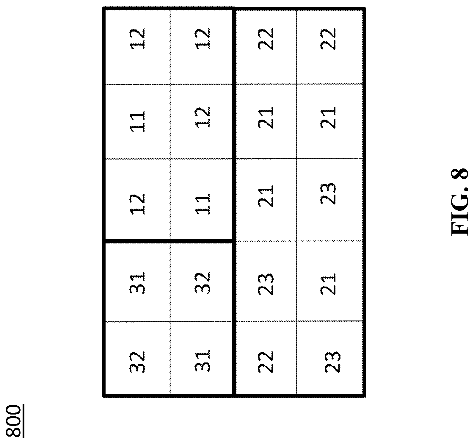 Patent US12100116 Figure 8 – Rank information in immersive media processing