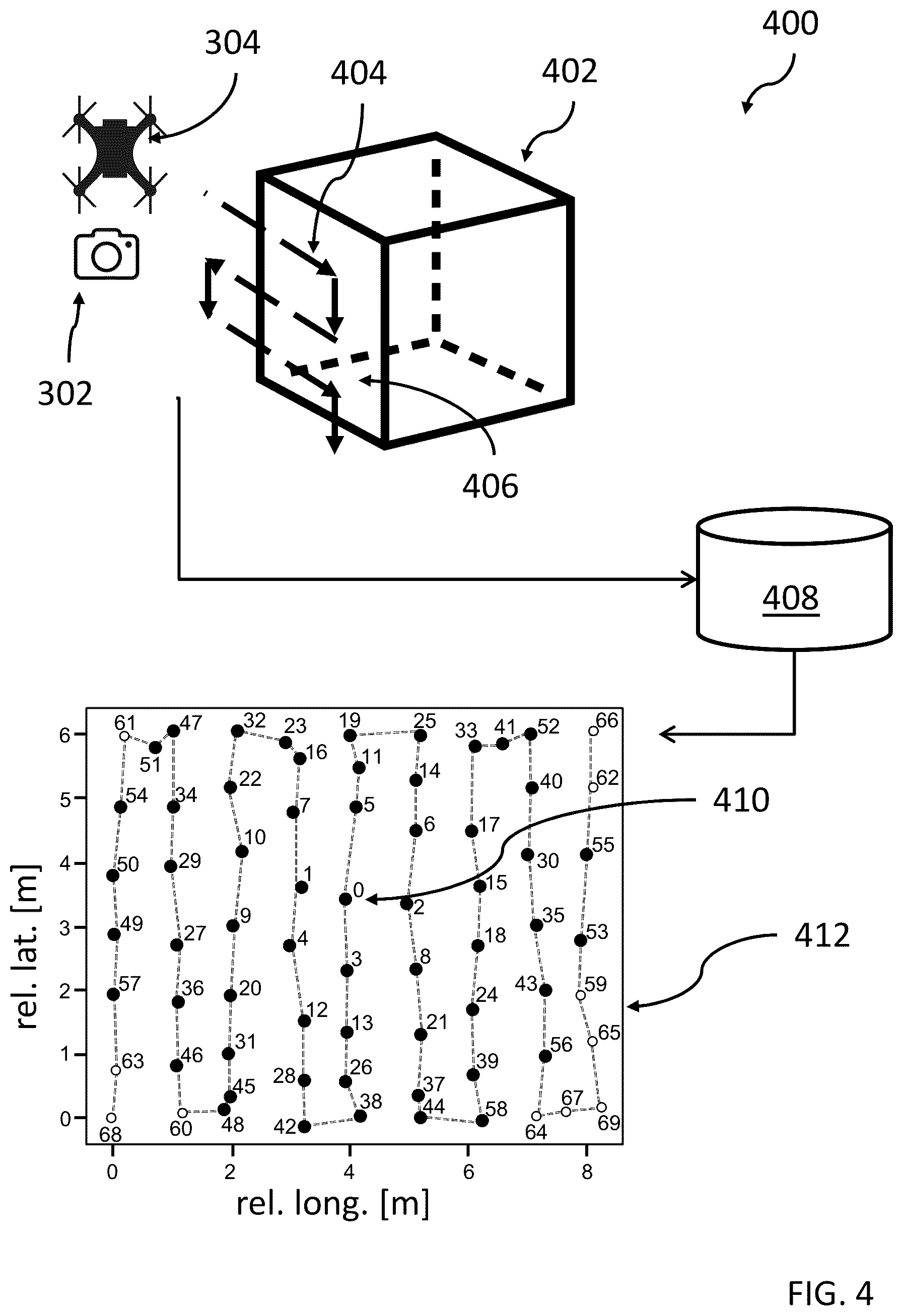 Patent US12100117 Figure 4 – Image stitching for high-resolution scans