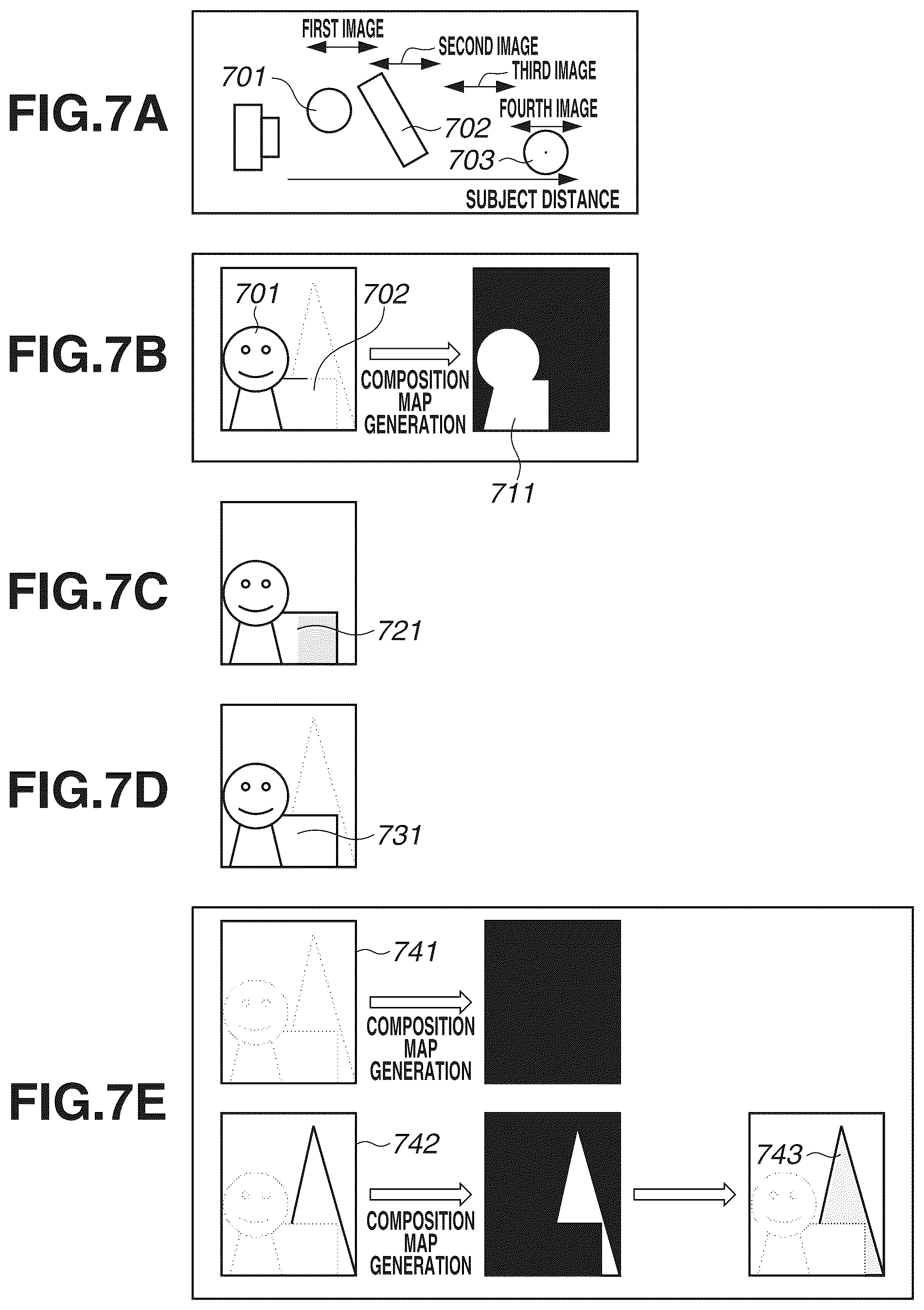 Patent US12100122 Figure 7 – Image processing apparatus for combining a plurality of images, imaging apparatus, imaging method, and recording medium