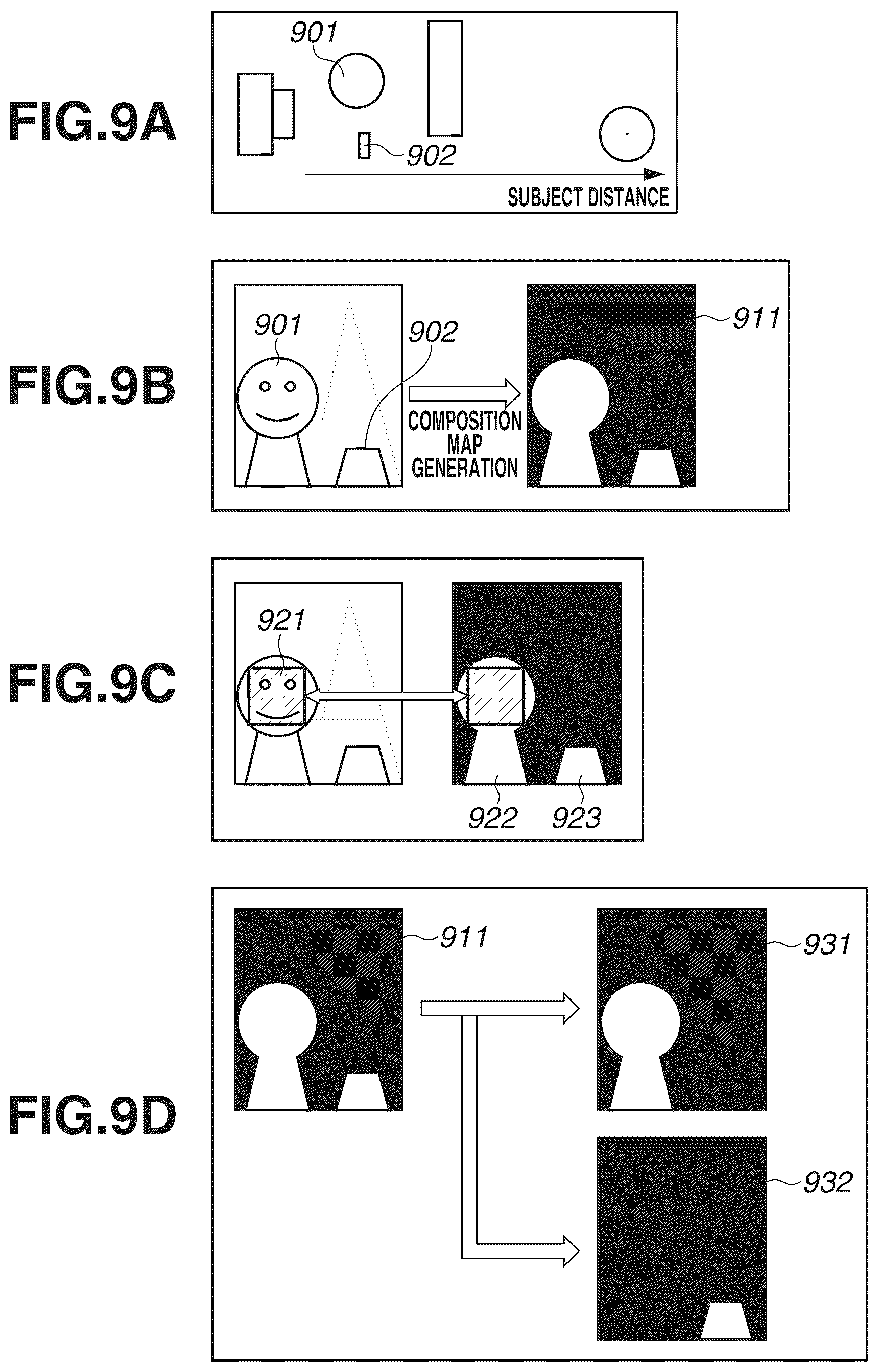 Patent US12100122 Figure 9 – Image processing apparatus for combining a plurality of images, imaging apparatus, imaging method, and recording medium