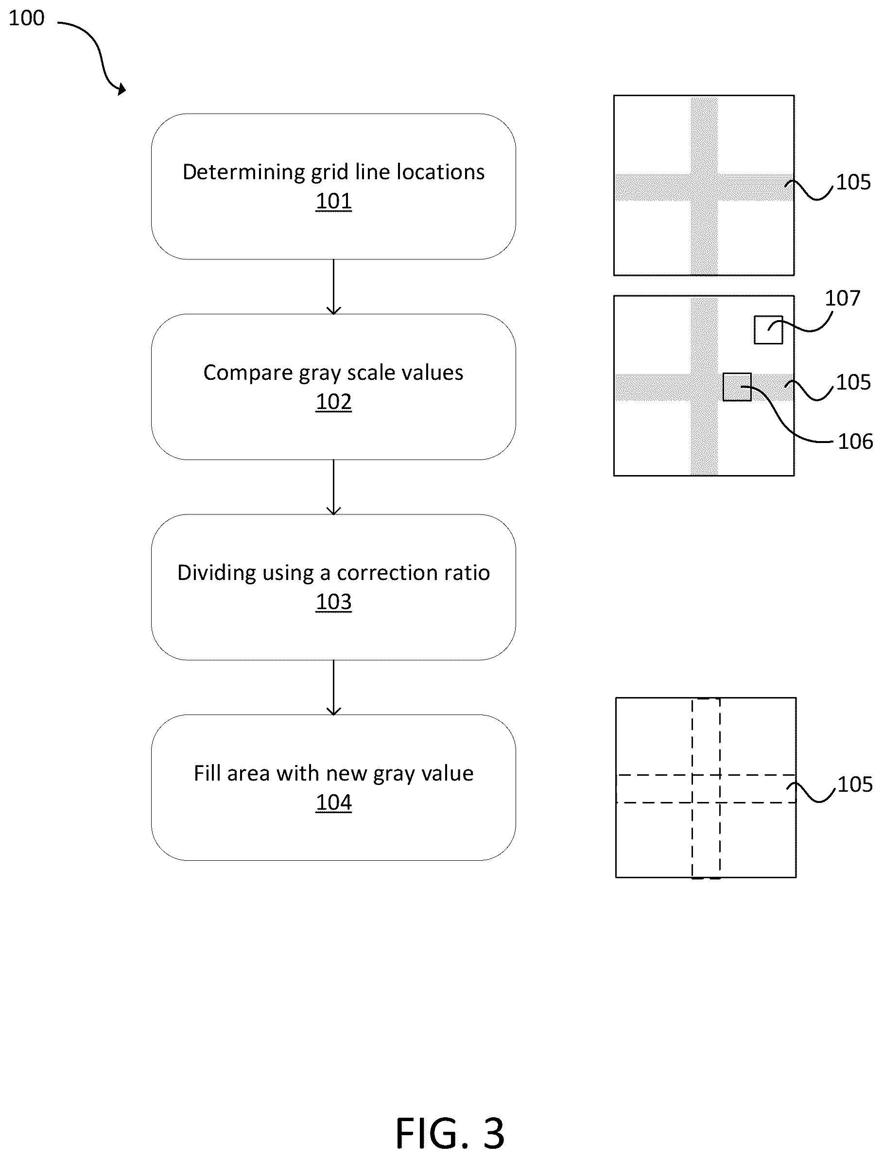 Patent US12100132 Figure 3 – Laser anneal pattern suppression