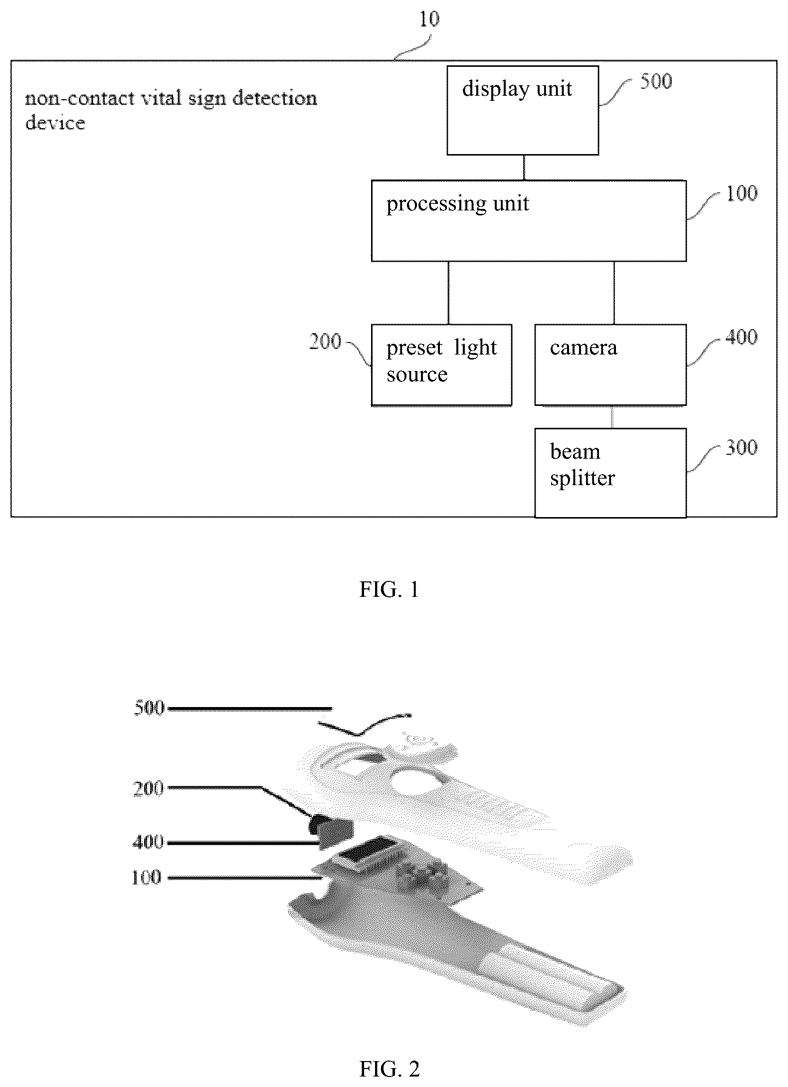 Patent US12100136 Figure 1 – Non-contact vital sign detection device and system thereof