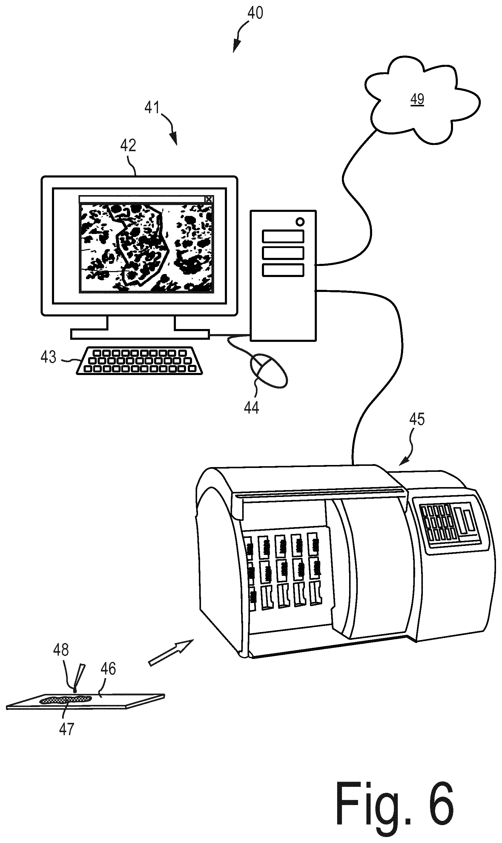 Patent US12100137 Figure 8 – System for analysis of microscopic data using graphs