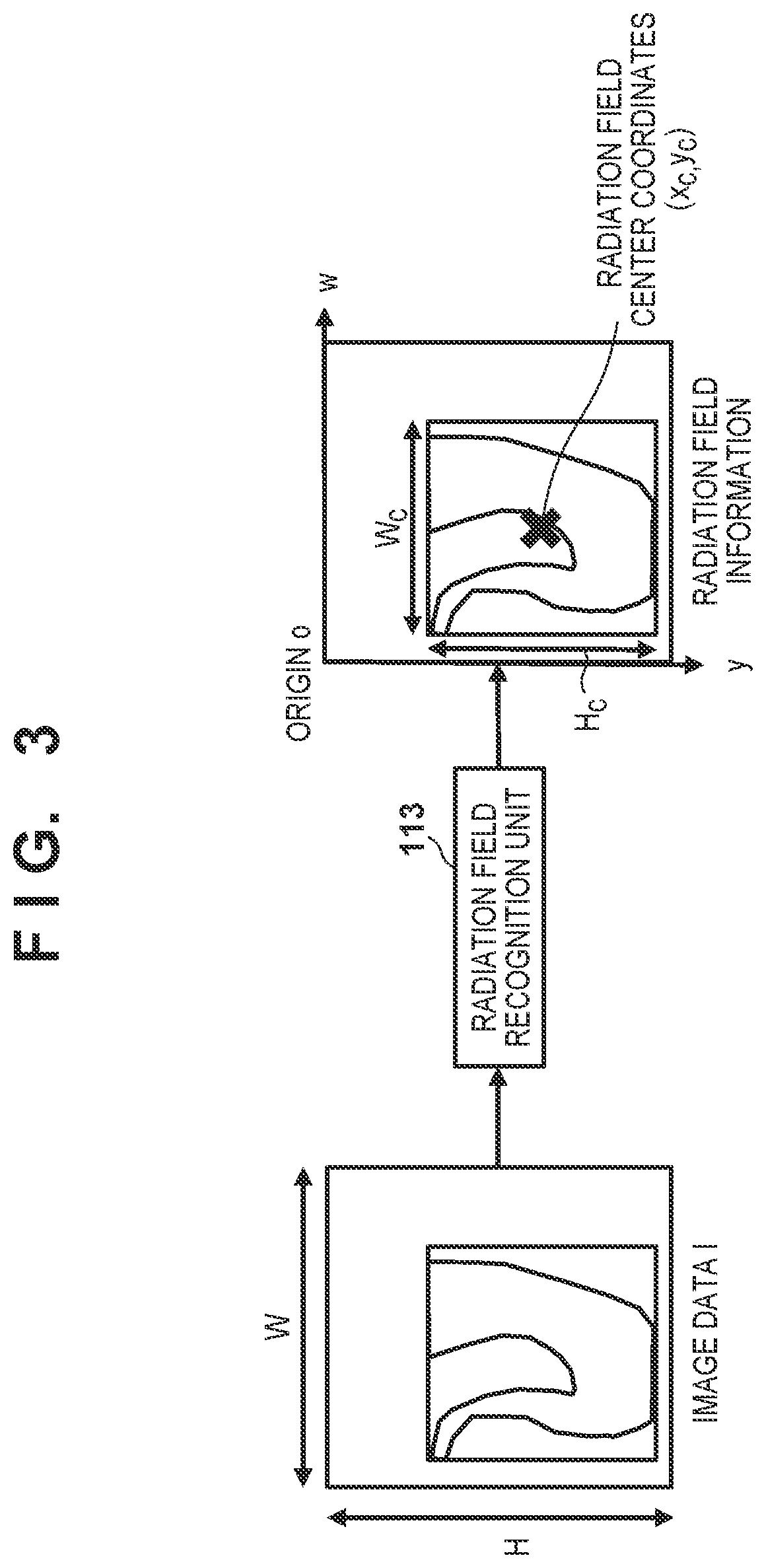 Patent US12100139 Figure 3 – Image processing apparatus, image processing method, and computer-readable storage medium for determining a radiation field of radiation from a radiation image