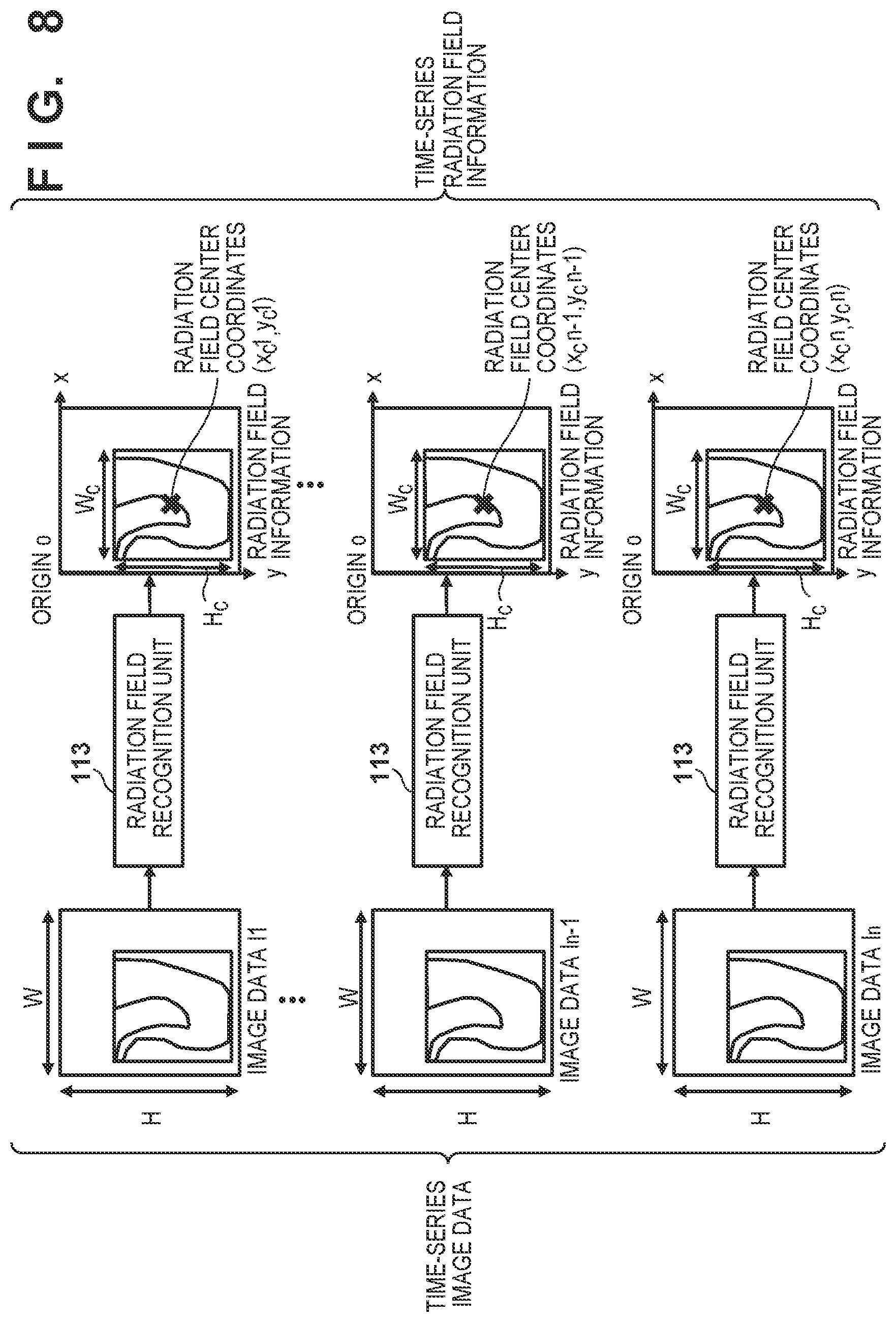 Patent US12100139 Figure 8 – Image processing apparatus, image processing method, and computer-readable storage medium for determining a radiation field of radiation from a radiation image