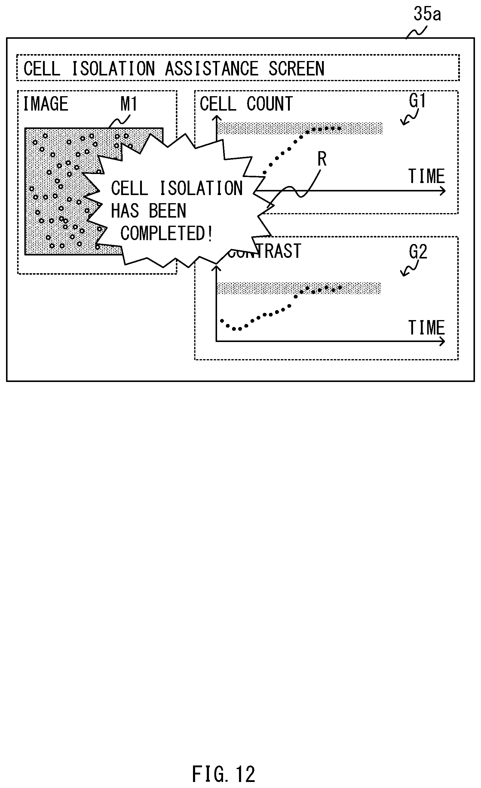 Patent US12100144 Figure 12 – Method and system for cell isolation assistance and computer-readable medium
