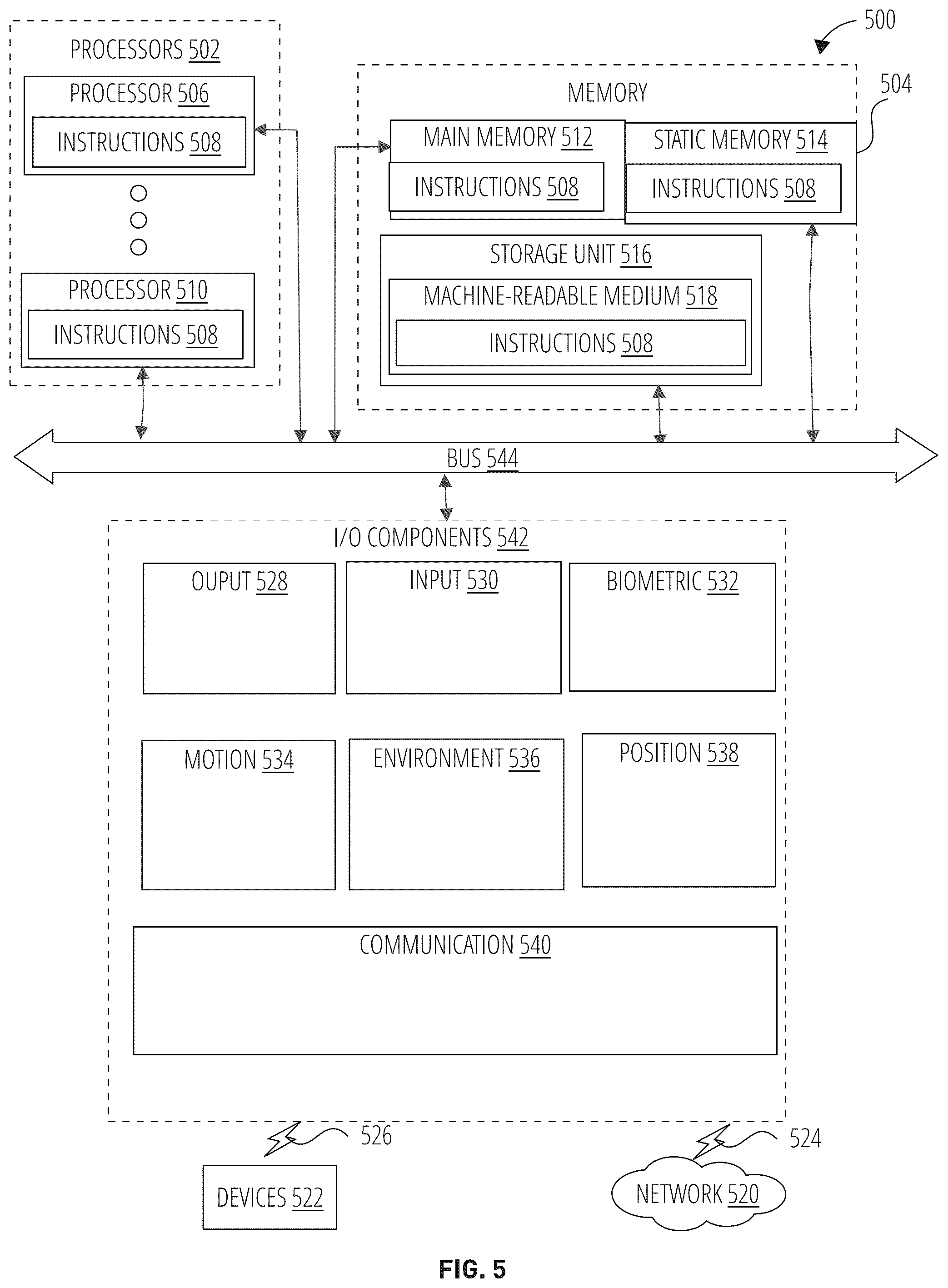 Patent US12100158 Figure 5 – World-space segmentation