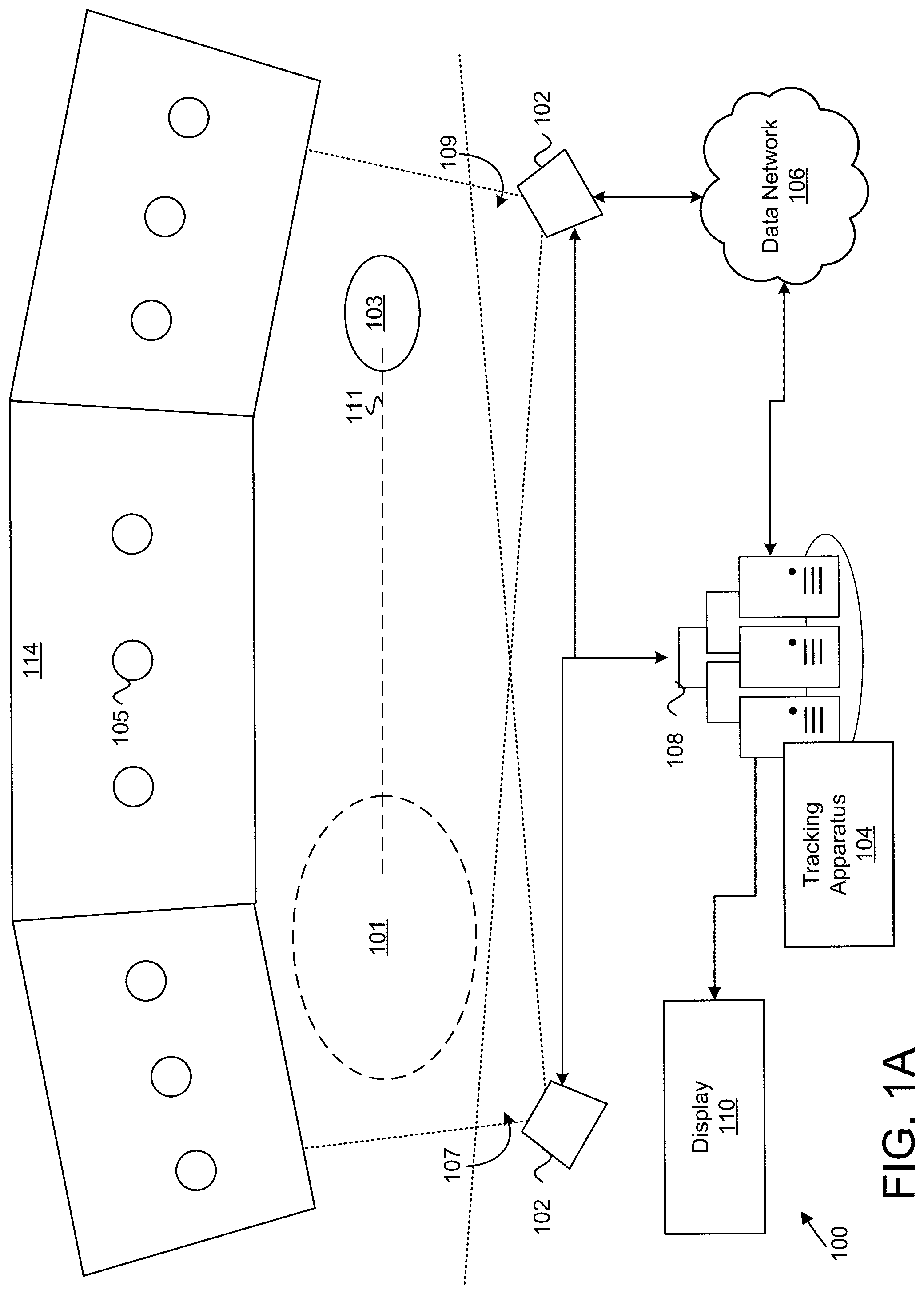 Patent US12100167 Figure 1 – Estimating a trajectory path of an object