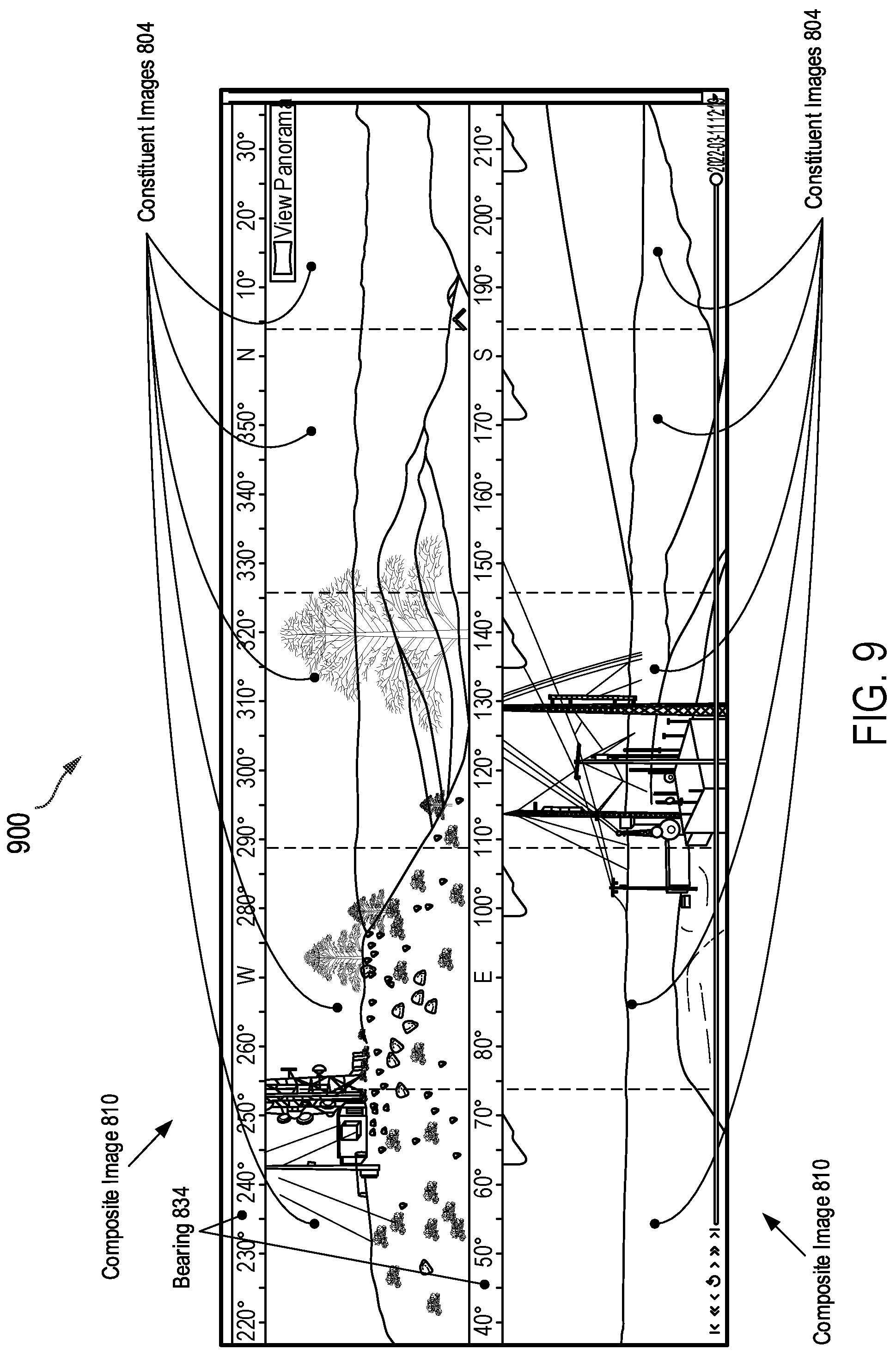 Patent US12100177 Figure 10 – Systems and methods for image capture and time lapse panorama generation