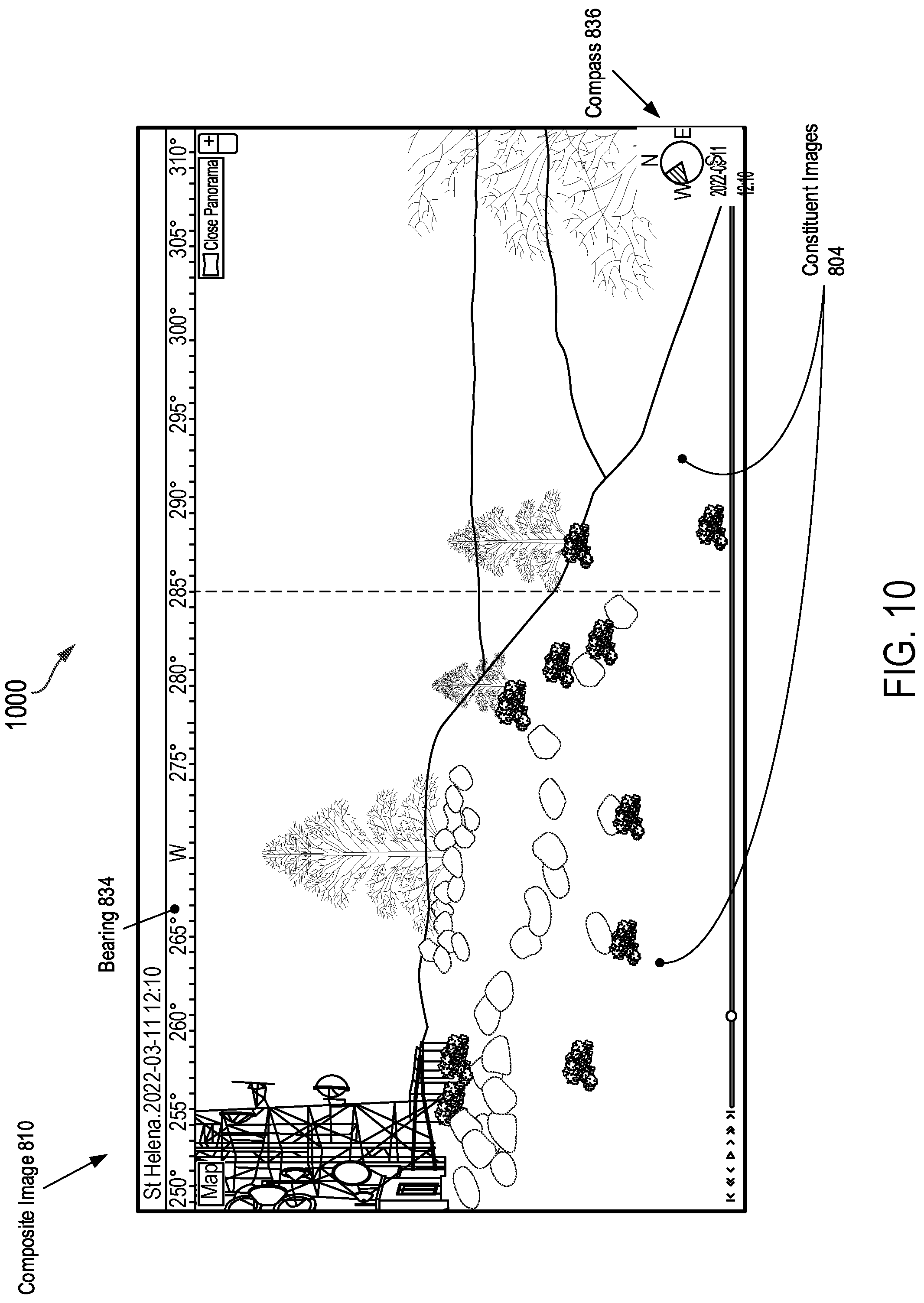 Patent US12100177 Figure 11 – Systems and methods for image capture and time lapse panorama generation