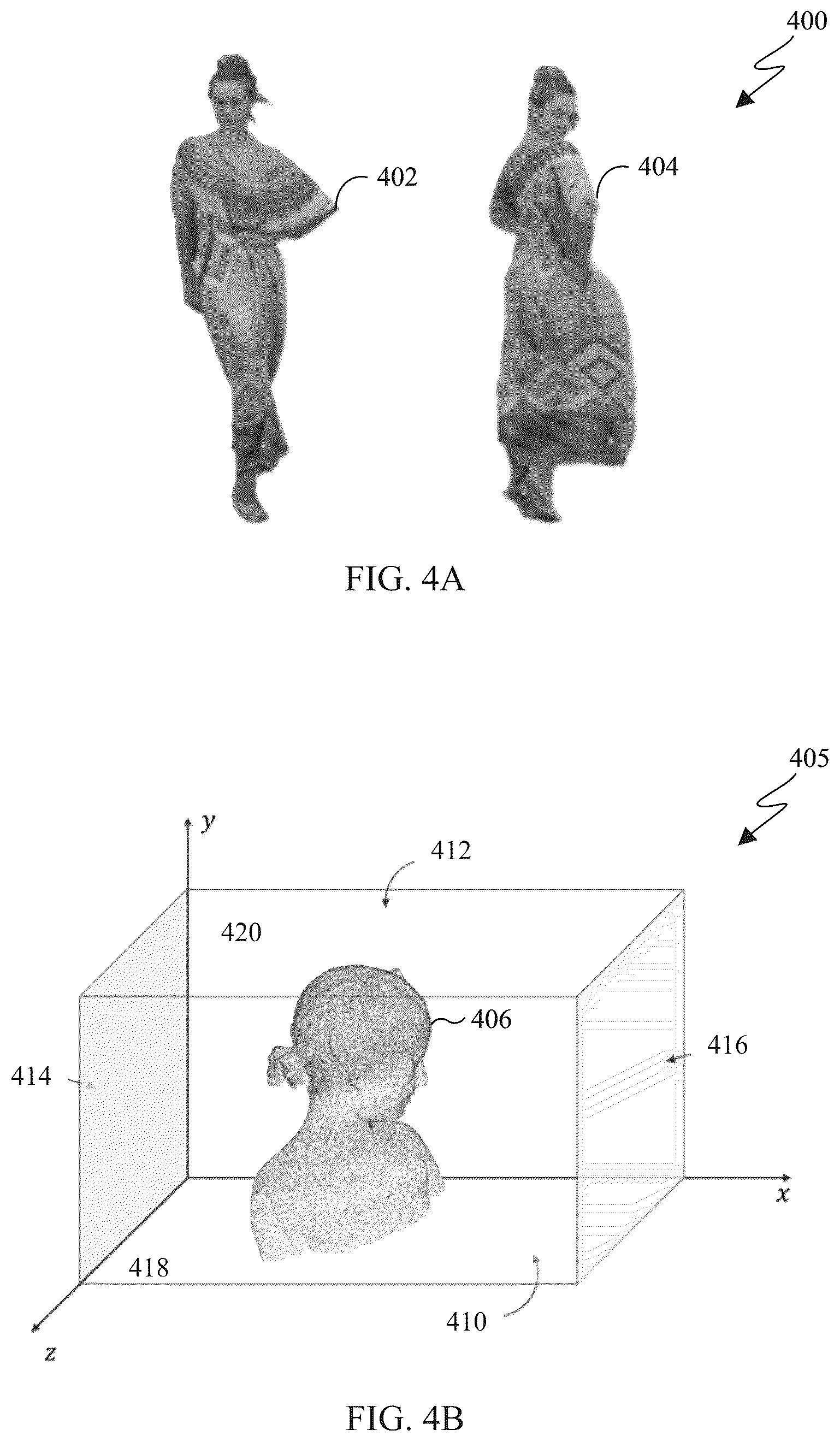 Patent US12100184 Figure 4 – Attribute transfer in V-PCC