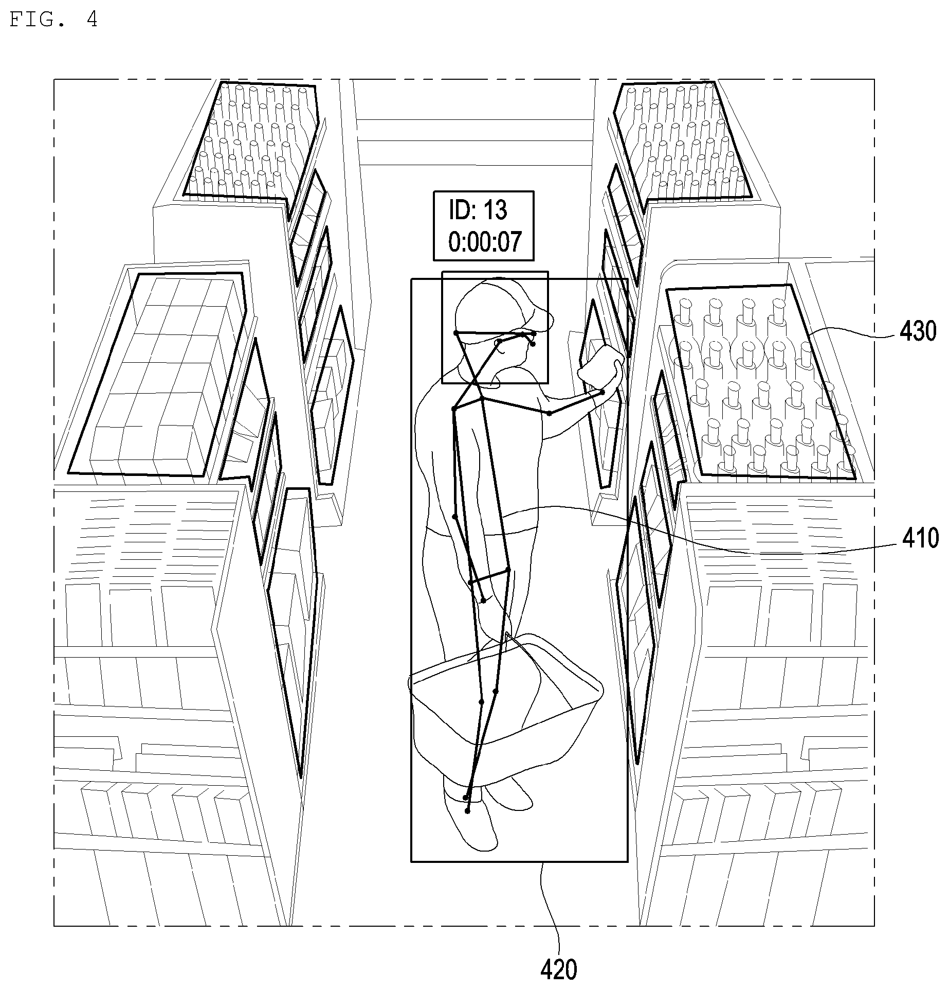 Patent US12100187 Figure 3 – Method and system for estimating interaction information between person and product on basis of image, and non-transitory computer-readable recording medium