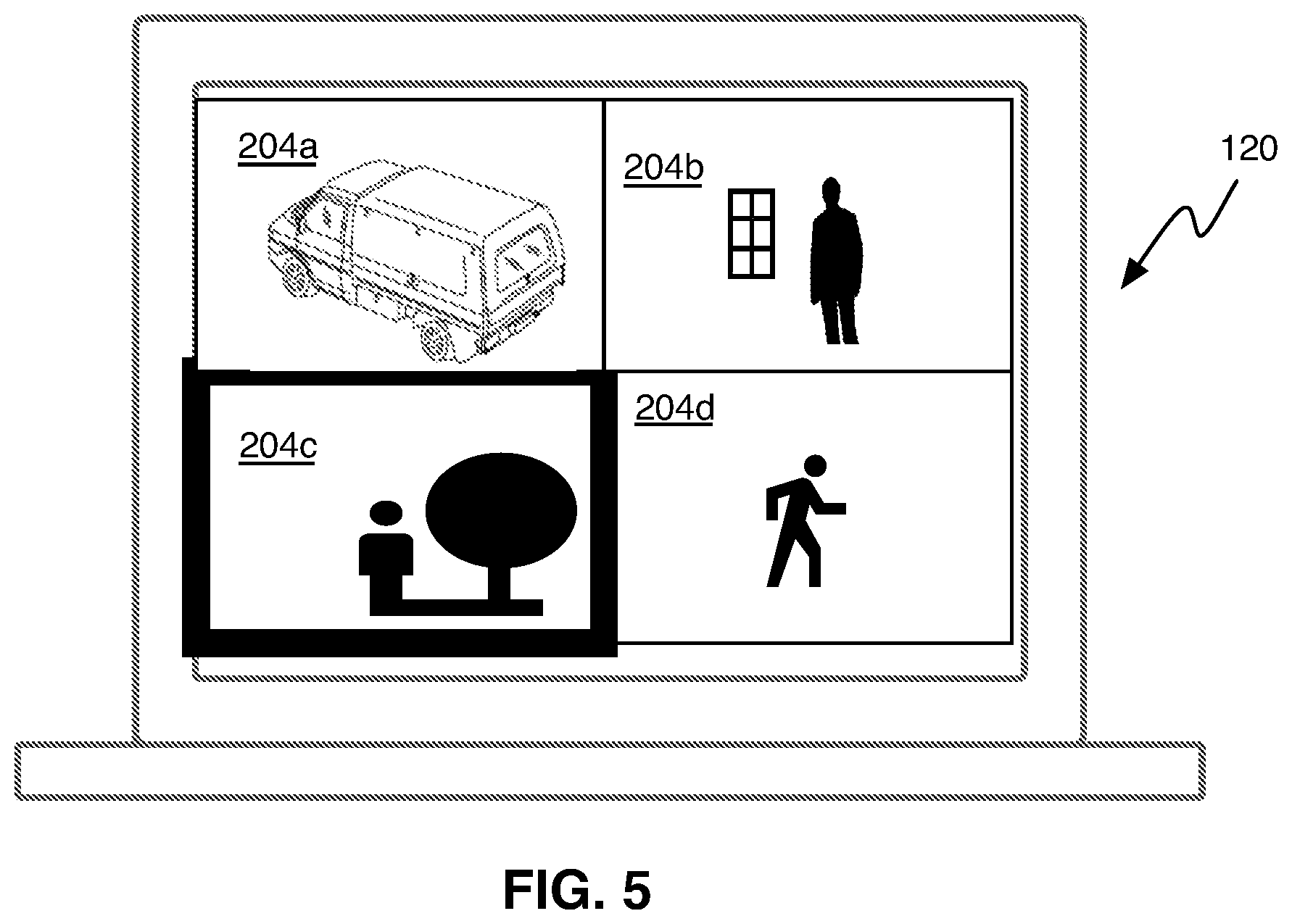 Patent US12100213 Figure 4 – Alert generation based on event detection in a video feed