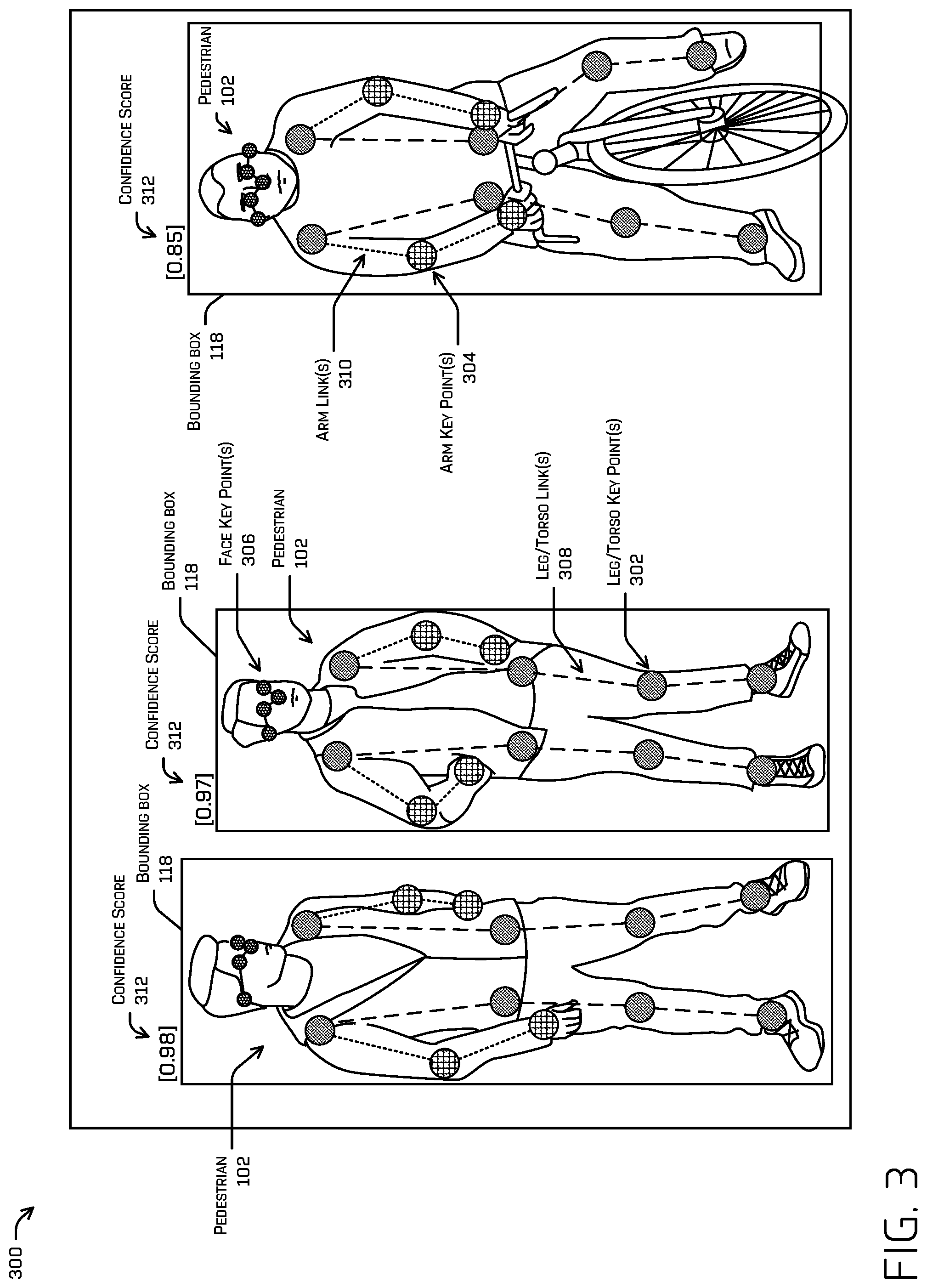 Patent US12100224 Figure 3 – Key point detection