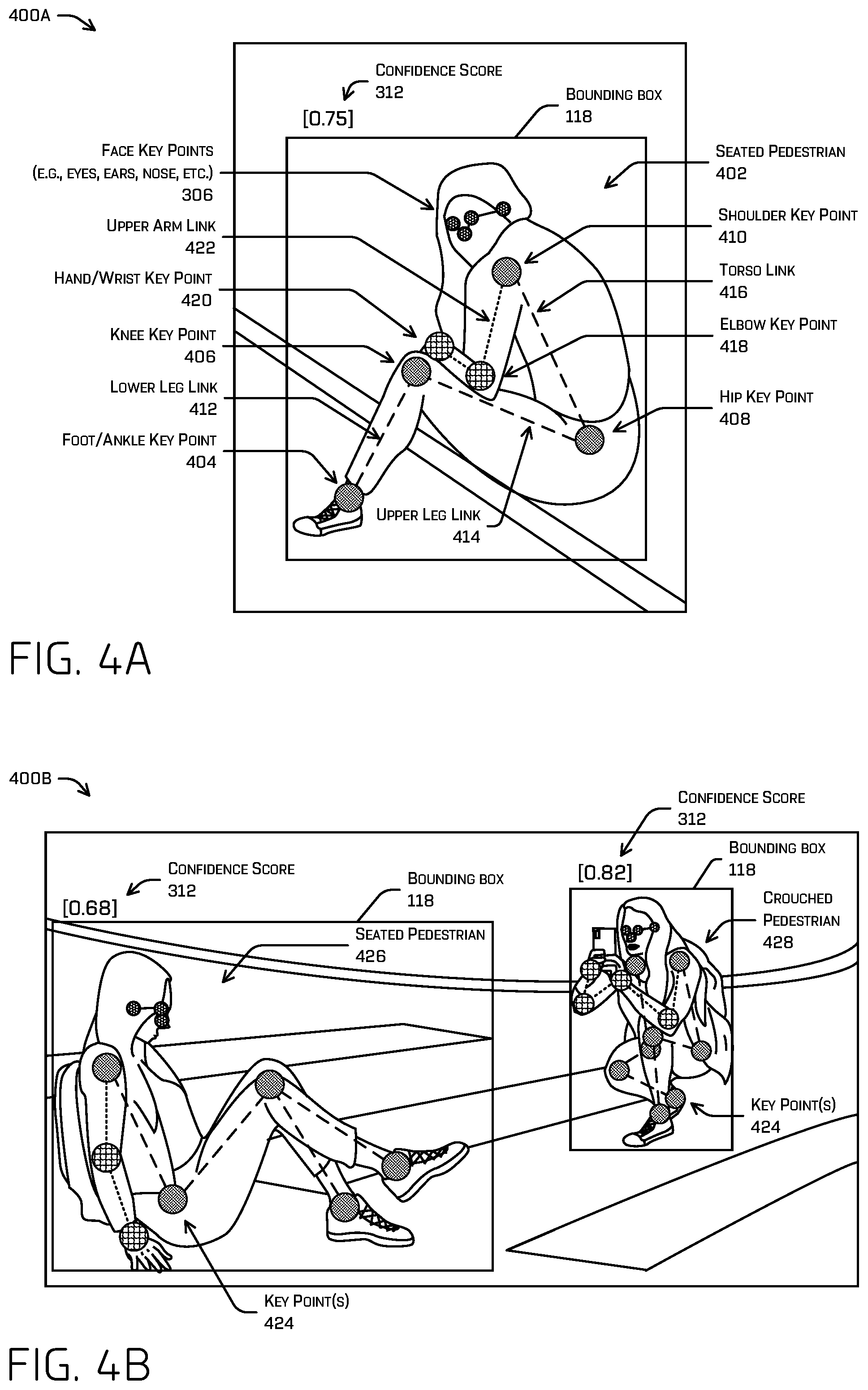 Patent US12100224 Figure 4 – Key point detection