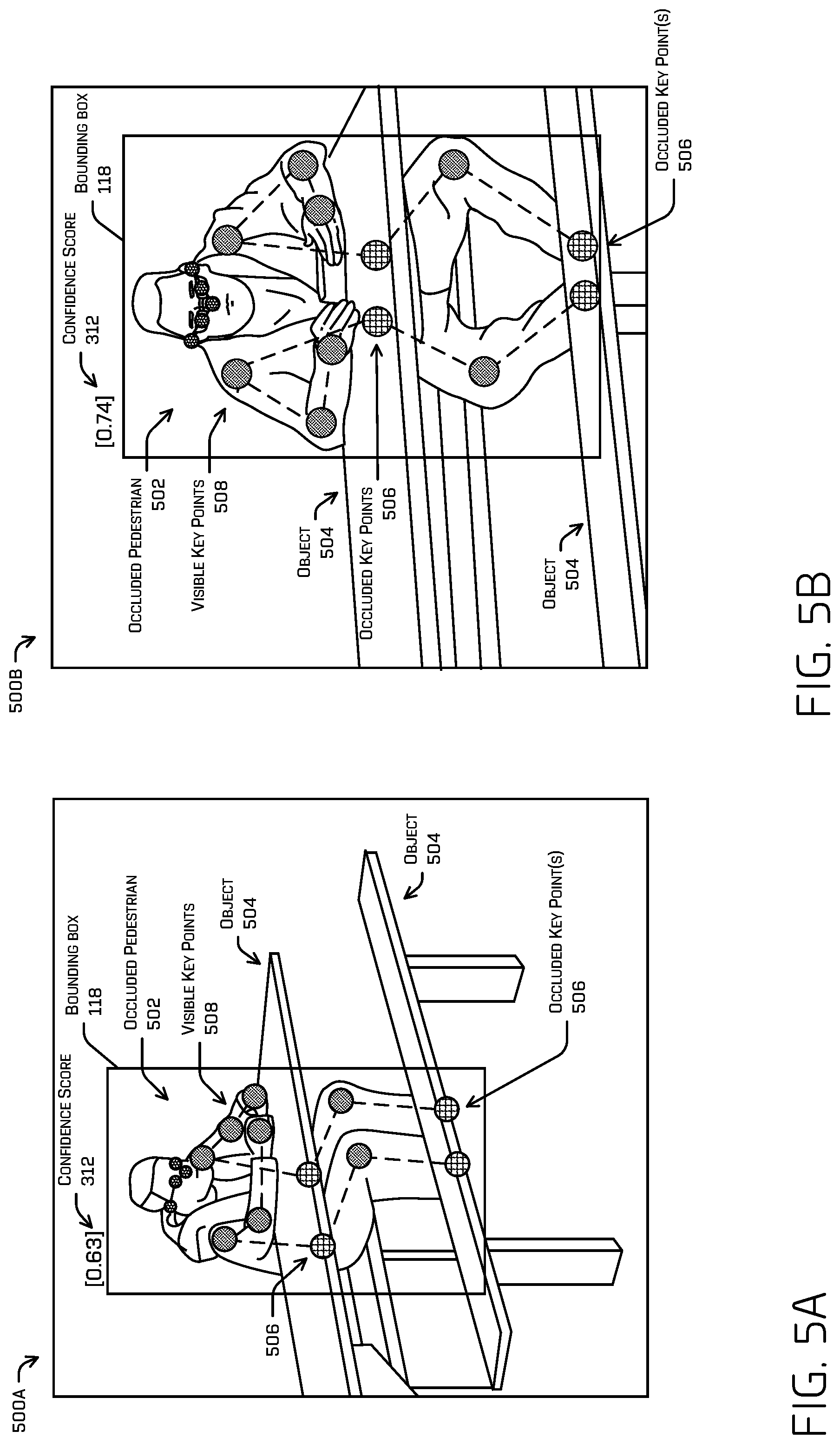 Patent US12100224 Figure 5 – Key point detection