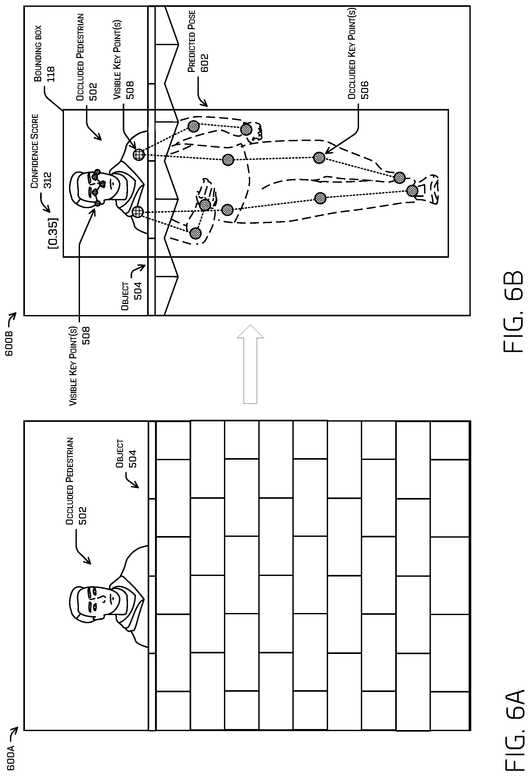 Patent US12100224 Figure 6 – Key point detection