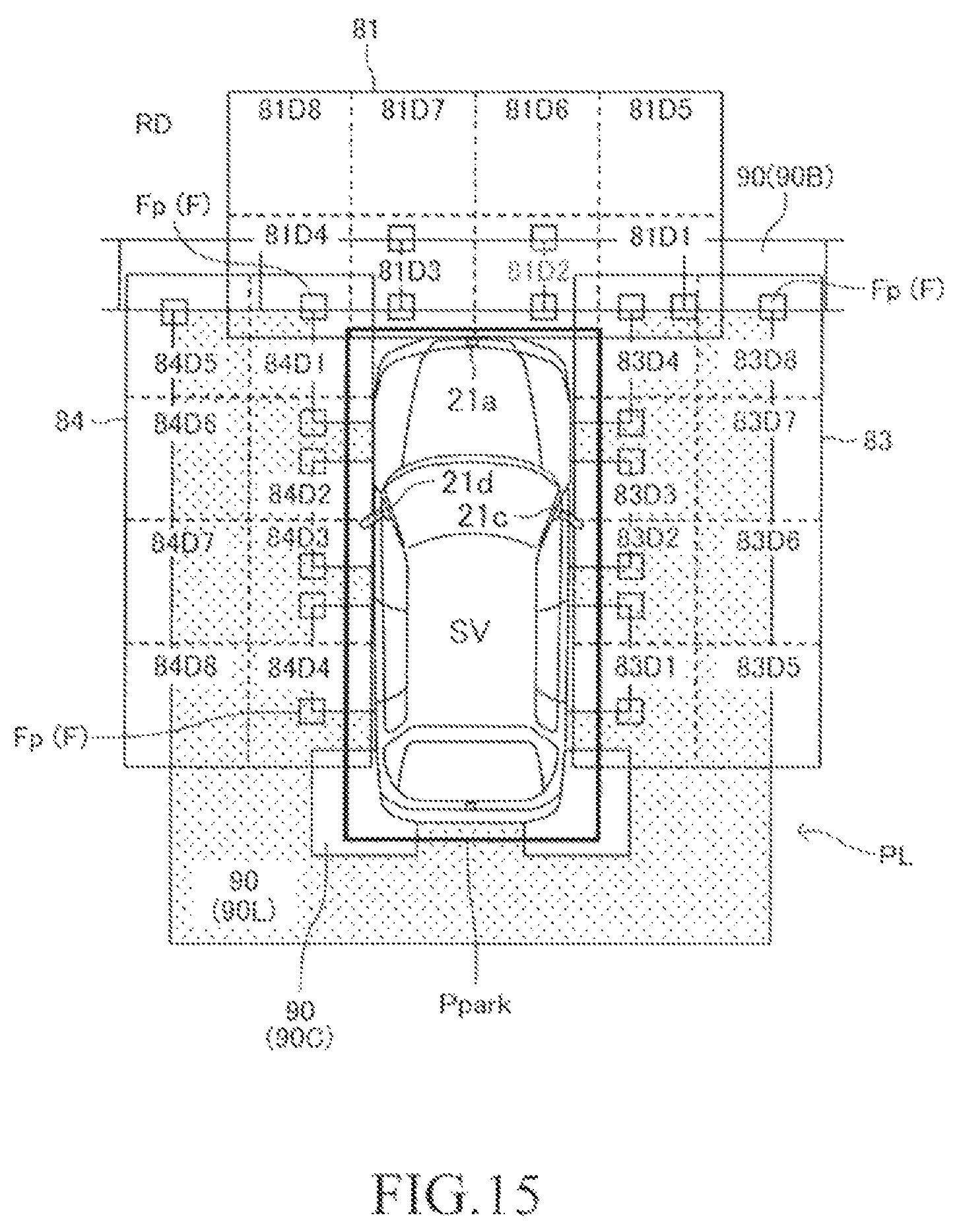 Patent US12100227 Figure 15 – Parking assist apparatus