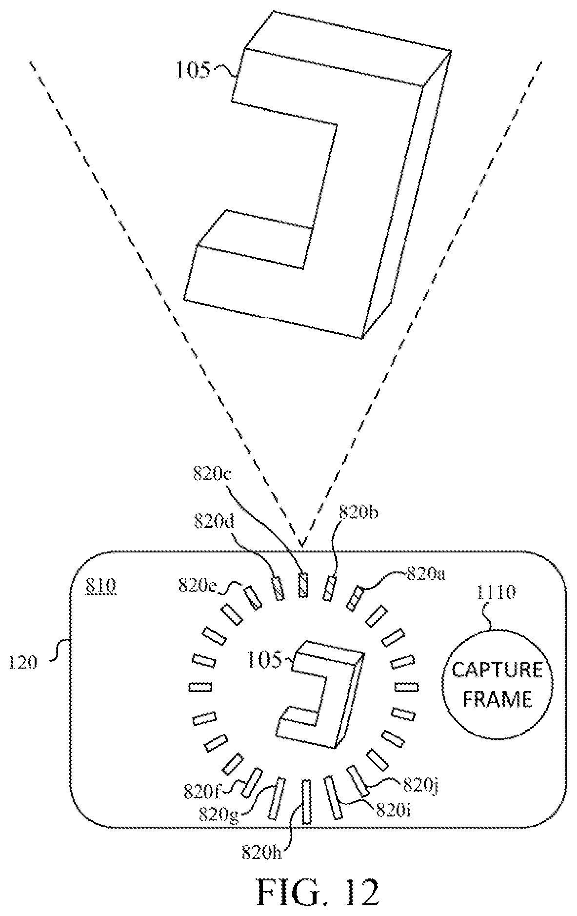Patent US12100229 Figure 8 – Object scanning for subsequent object detection