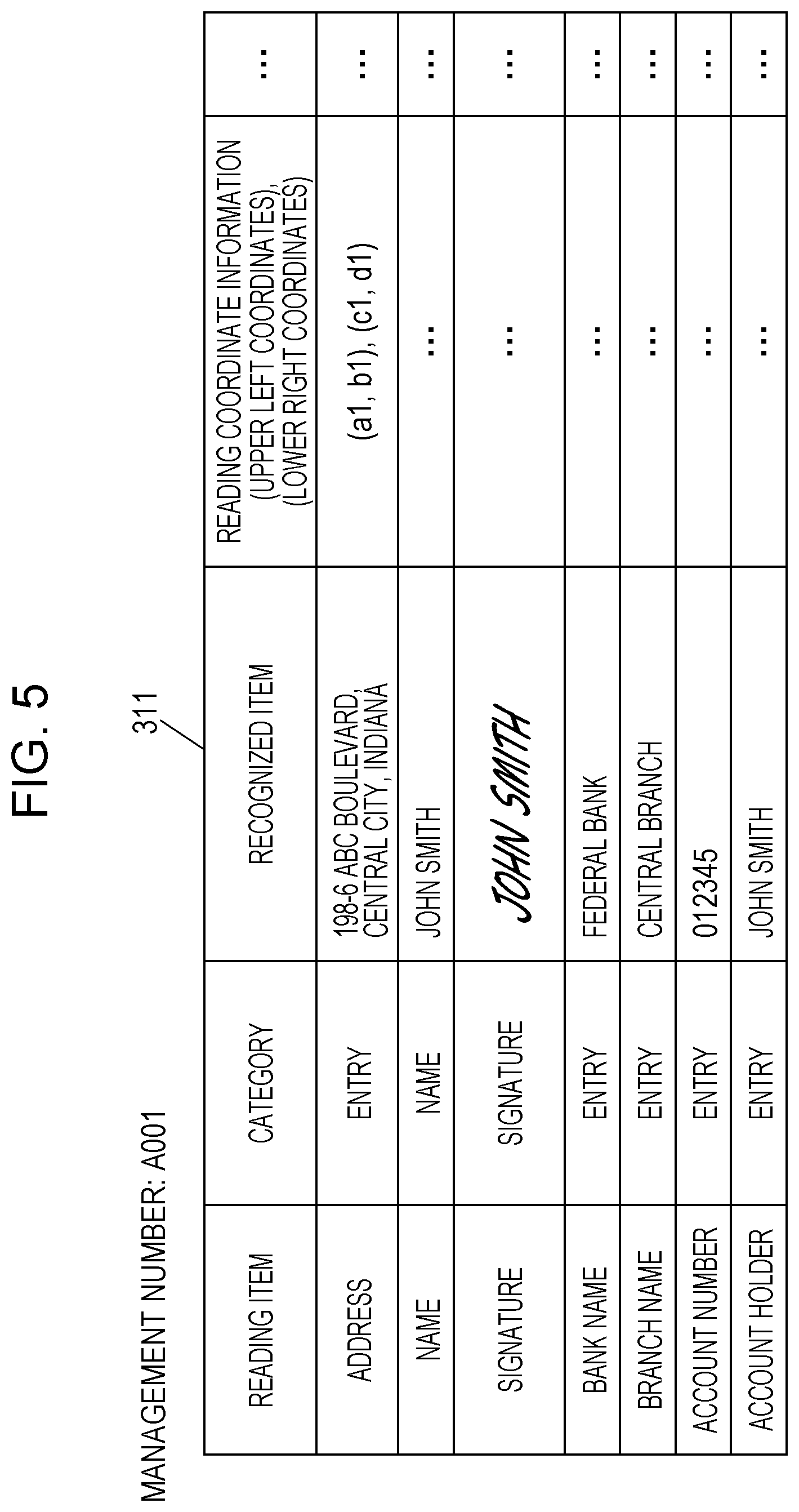 Patent US12100231 Figure 5 – Information processing apparatus and non-transitory computer readable medium storing program