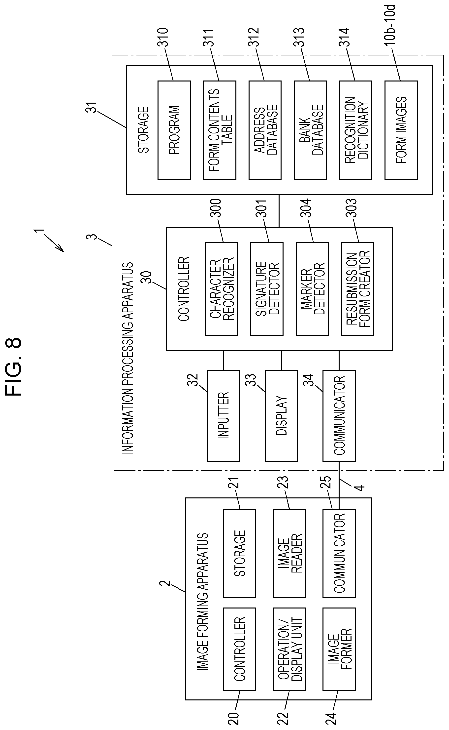 Patent US12100231 Figure 8 – Information processing apparatus and non-transitory computer readable medium storing program