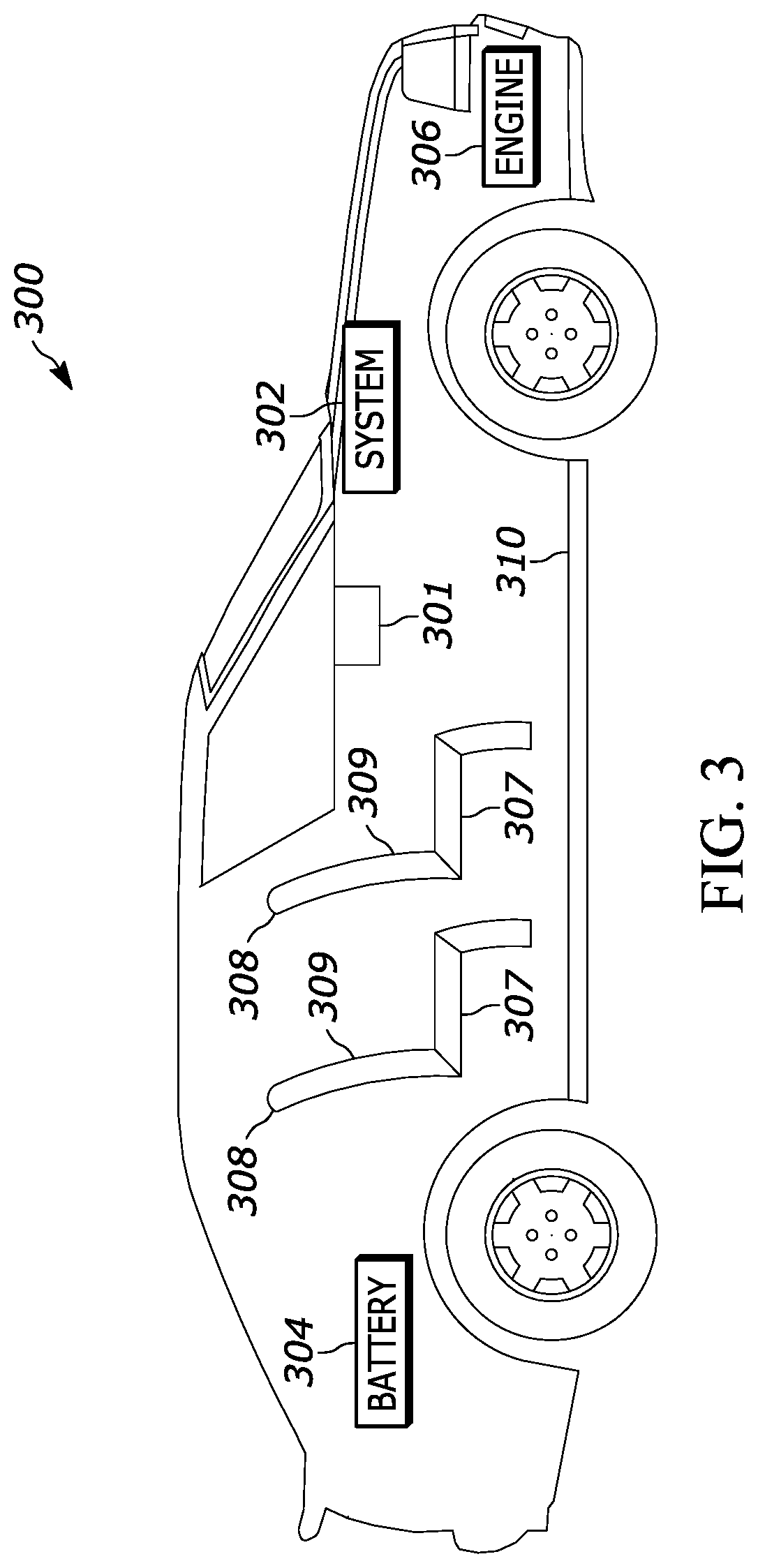 Patent US12100236 Figure 3 – Adjustment of vehicle mechanism based on sensor input