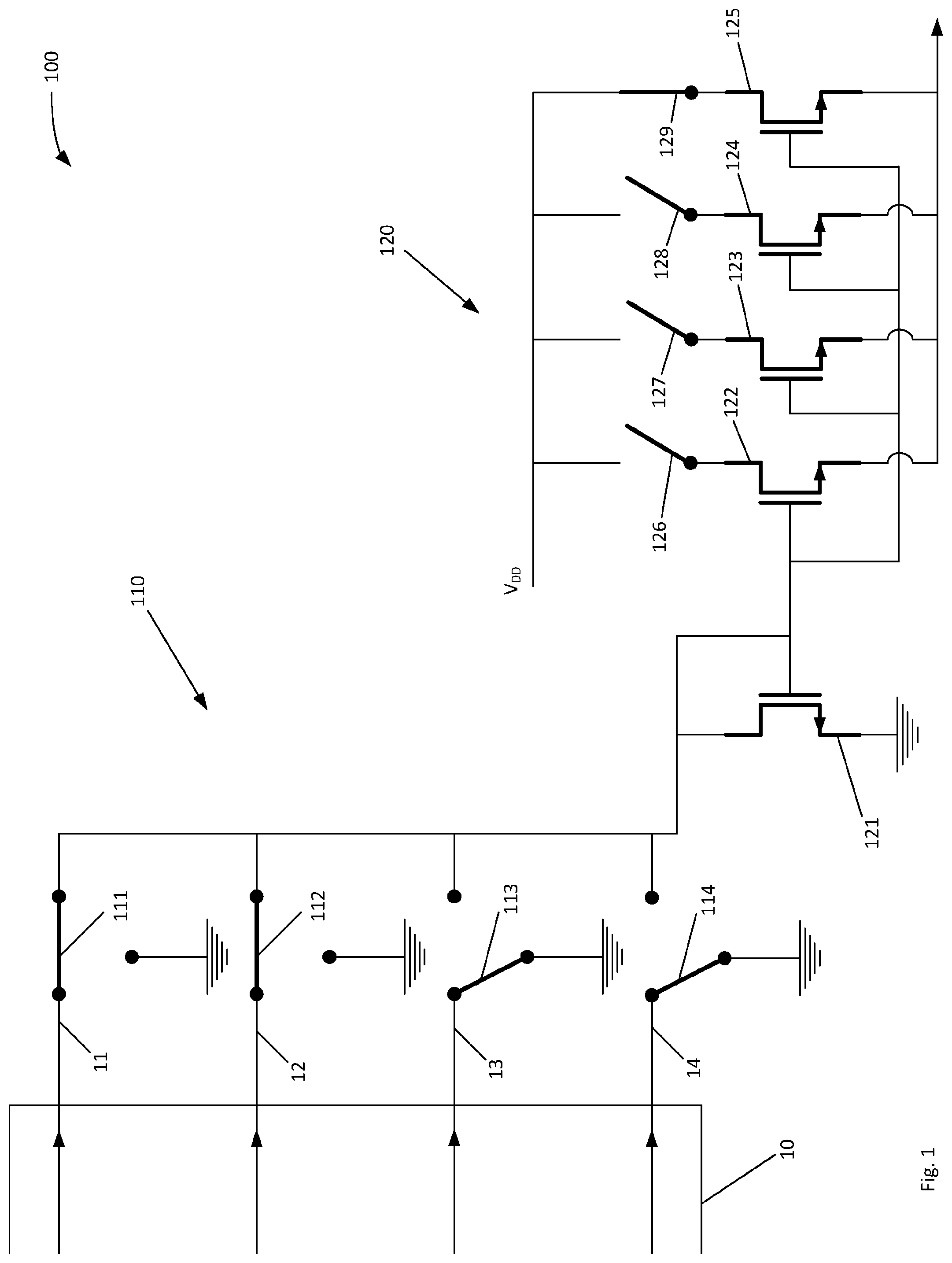 Patent US12100238 Figure 1 – Biometric skin contact sensor and methods of operating a biometric skin contact sensor
