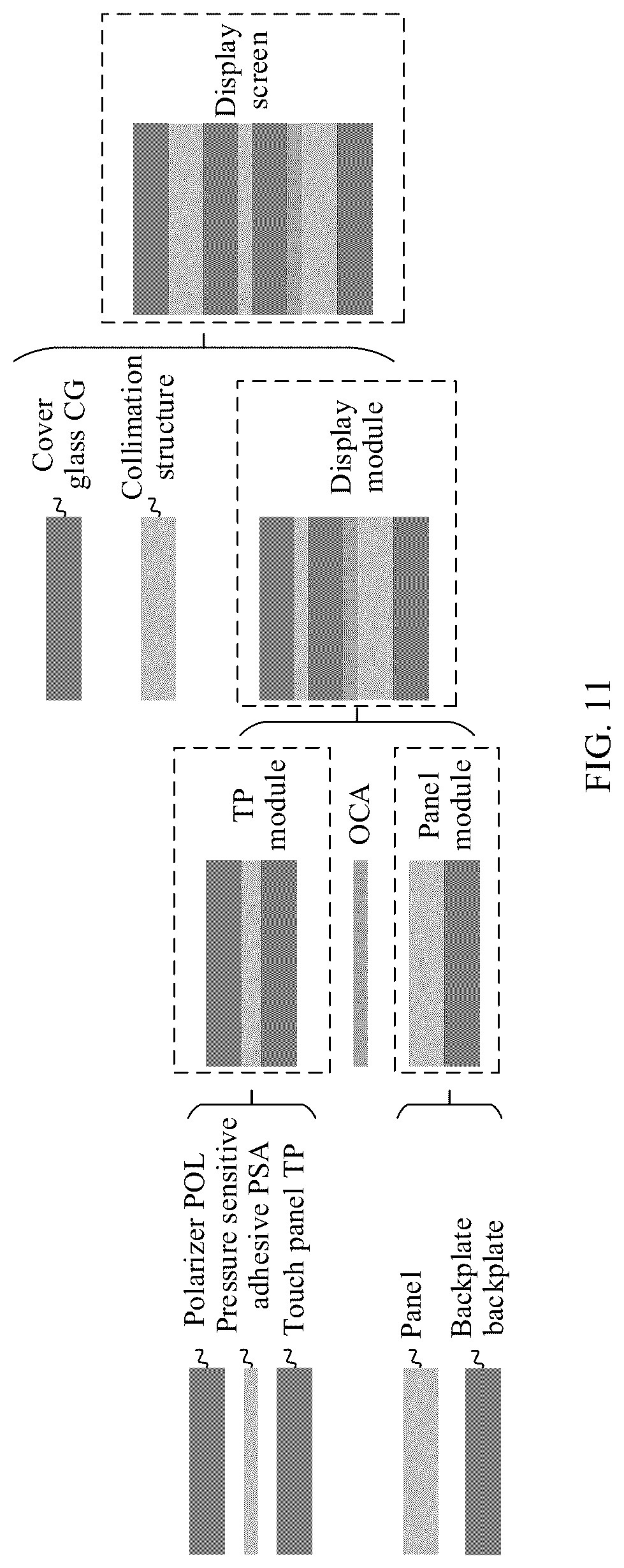 Patent US12100239 Figure 9 – Display component, display screen, and electronic device
