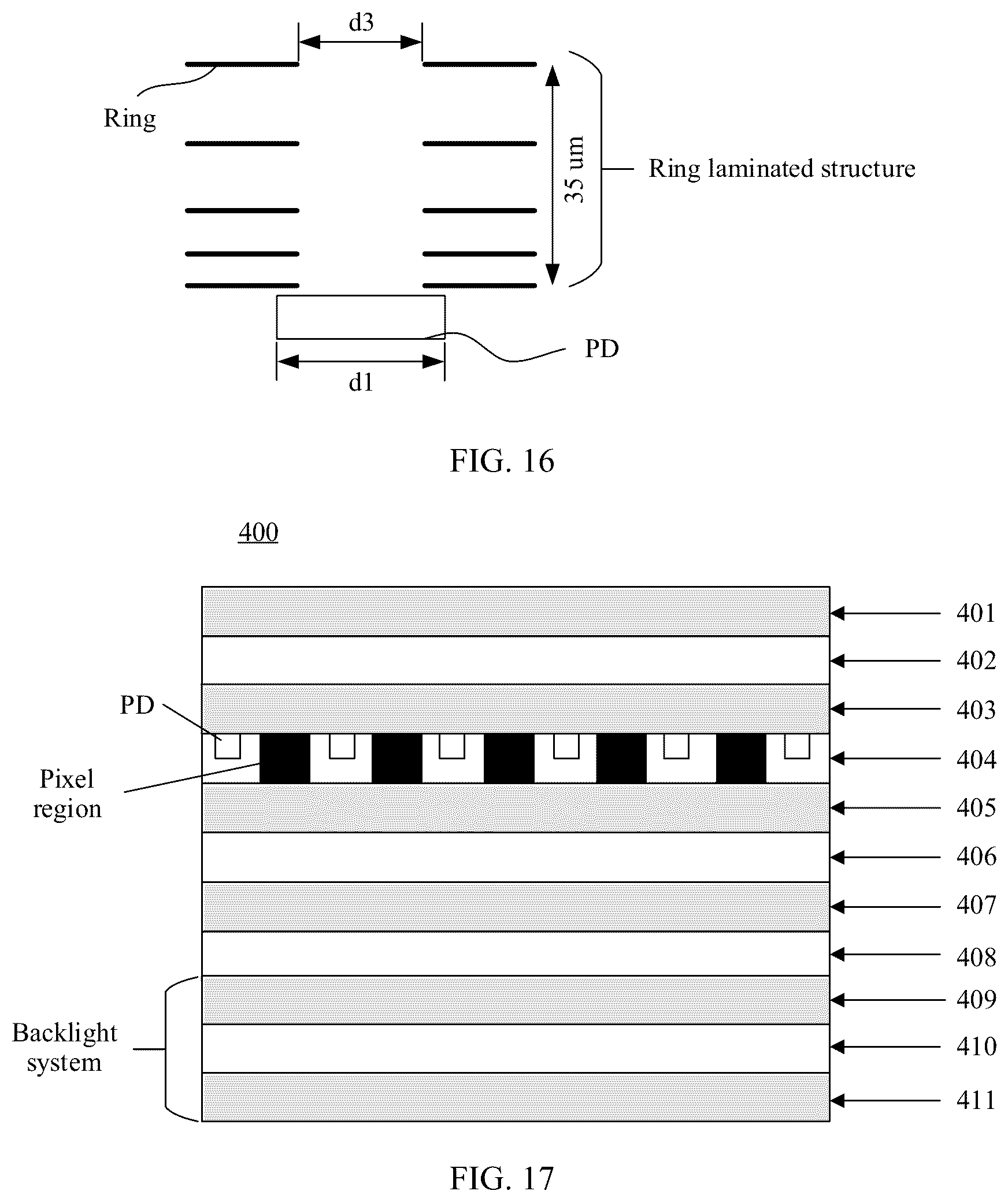 Patent US12100239 Figure 12 – Display component, display screen, and electronic device