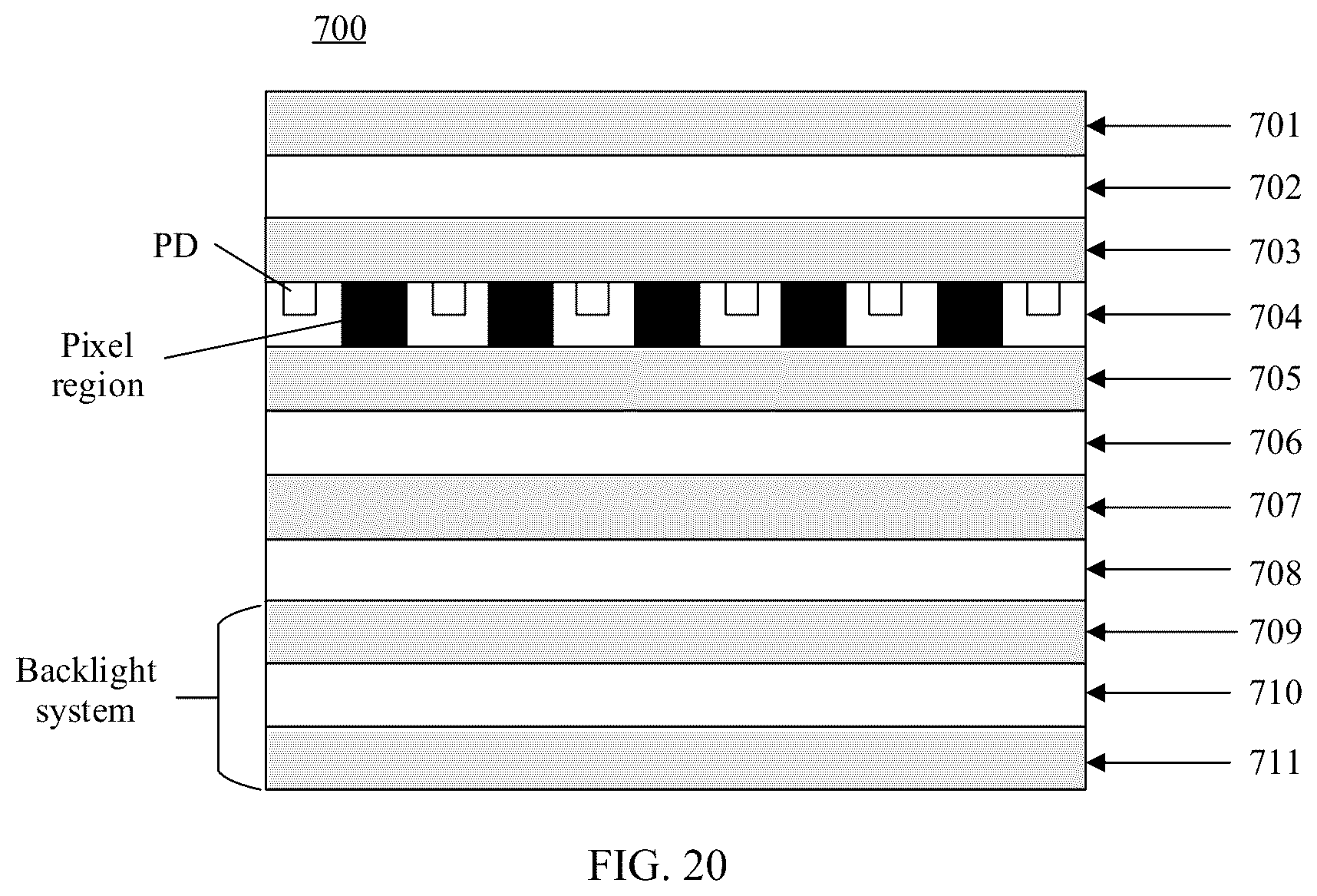Patent US12100239 Figure 14 – Display component, display screen, and electronic device