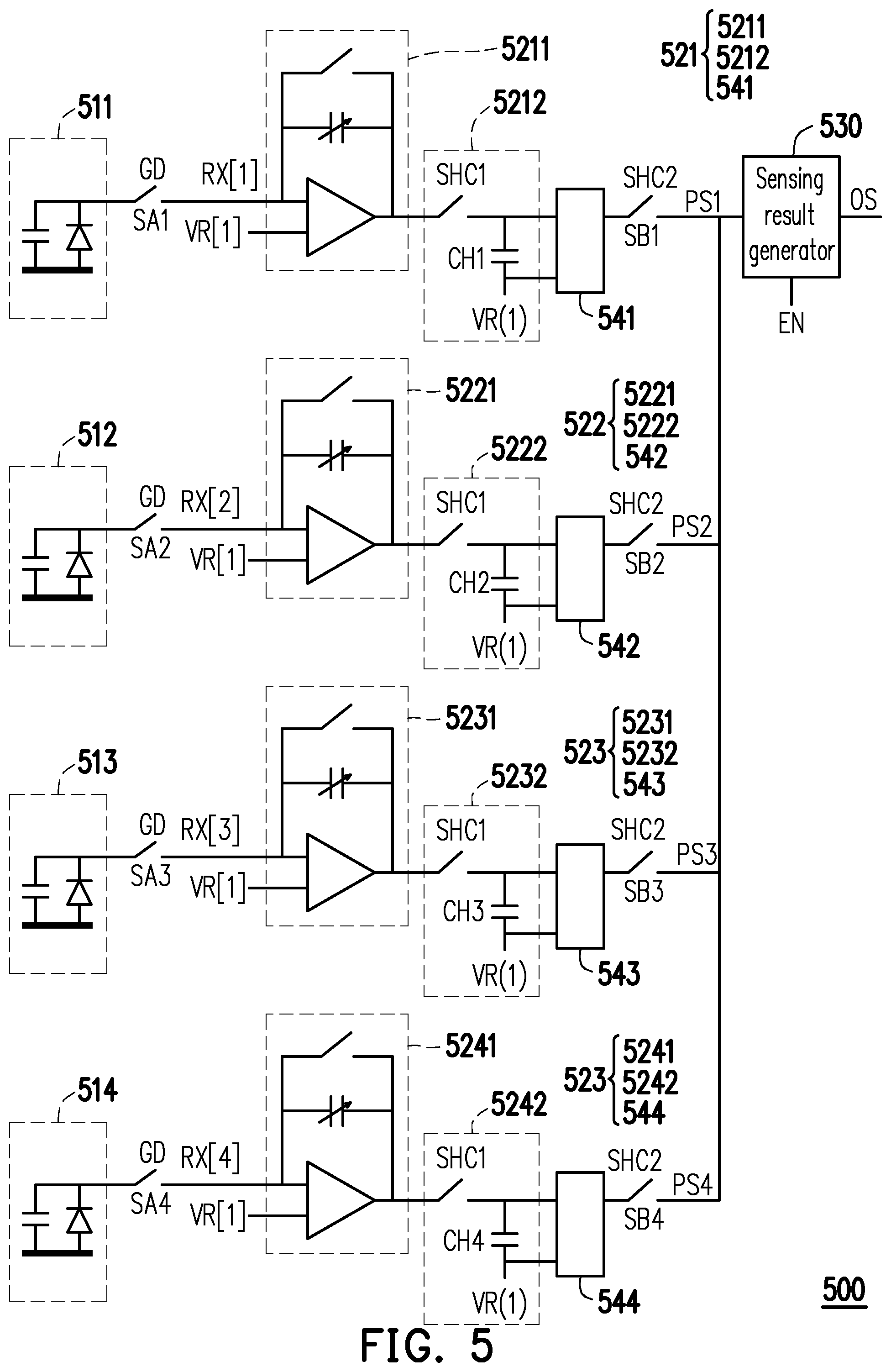 Patent US12100240 Figure 4 – Fingerprint recognition driving device