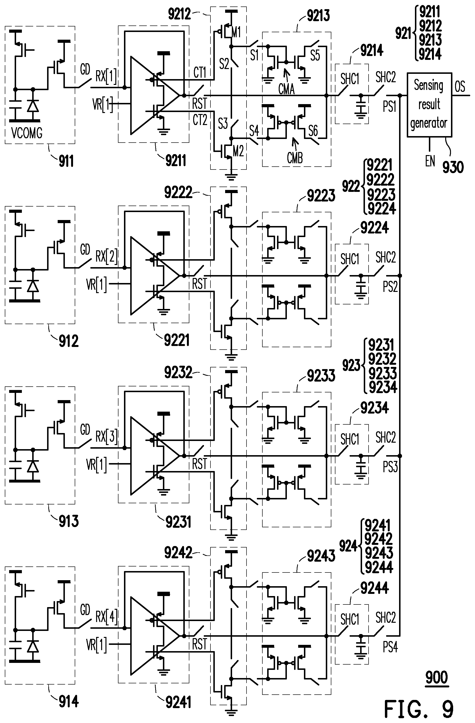 Patent US12100240 Figure 8 – Fingerprint recognition driving device