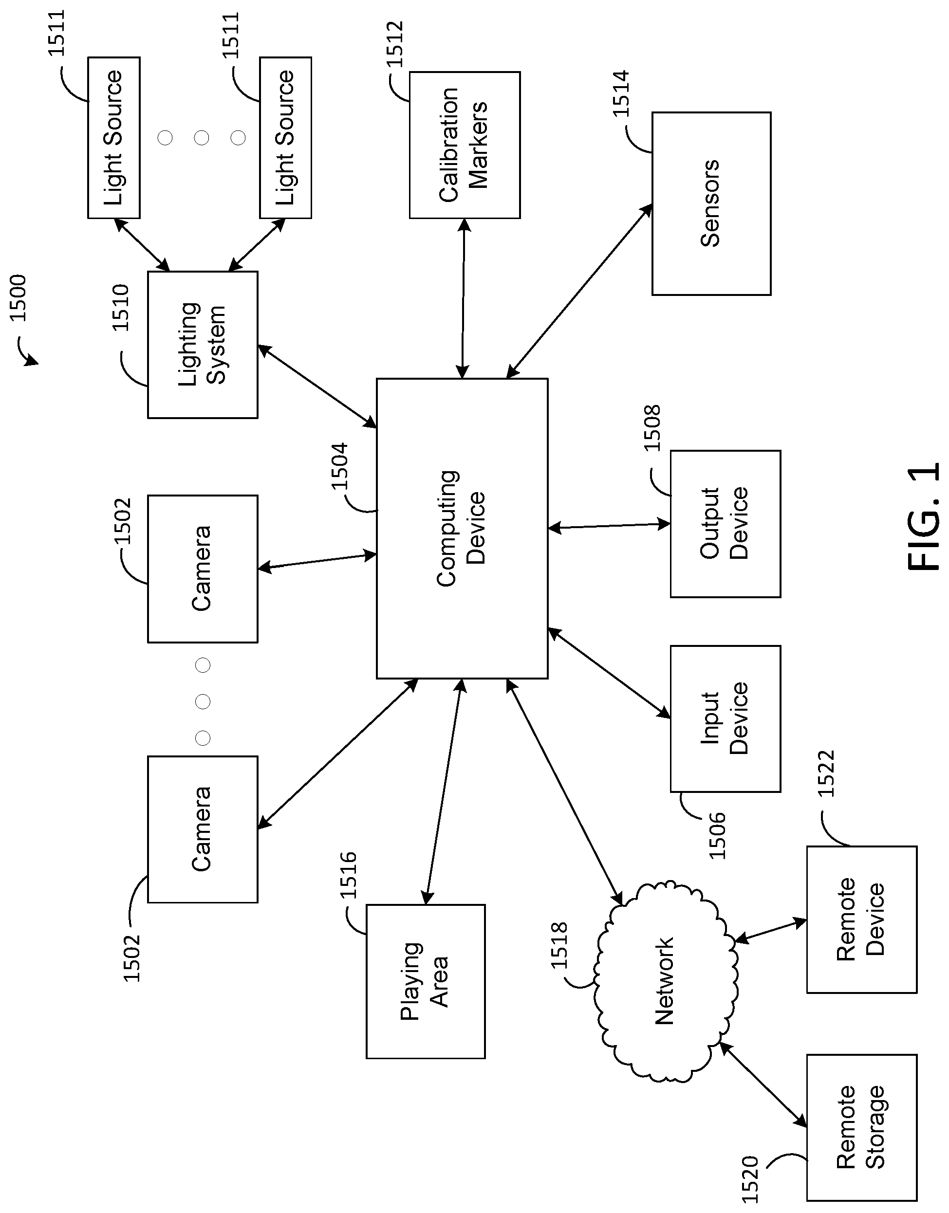 Patent US12100245 Figure 1 – Systems and methods for determining reduced player performance in sporting events